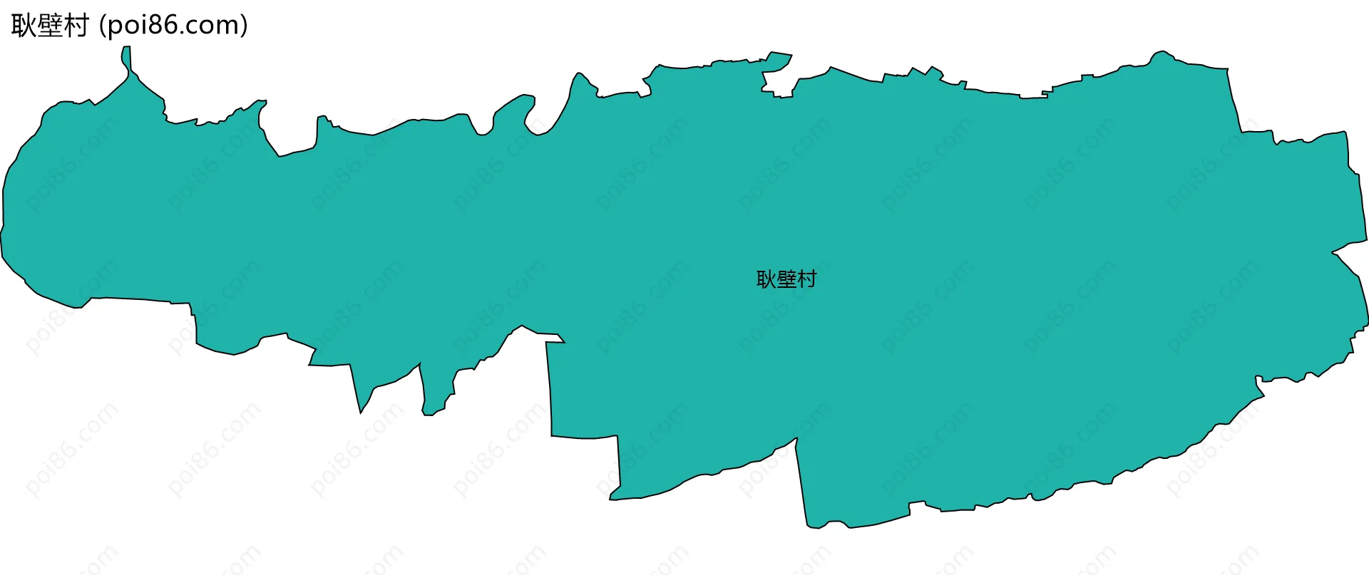 耿壁村边界地图