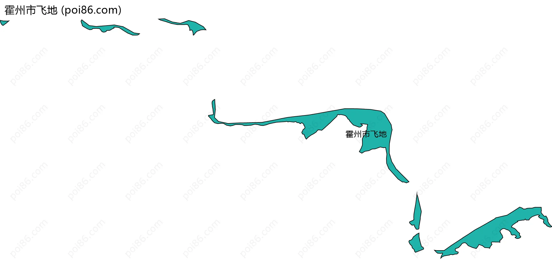 霍州市飞地边界地图
