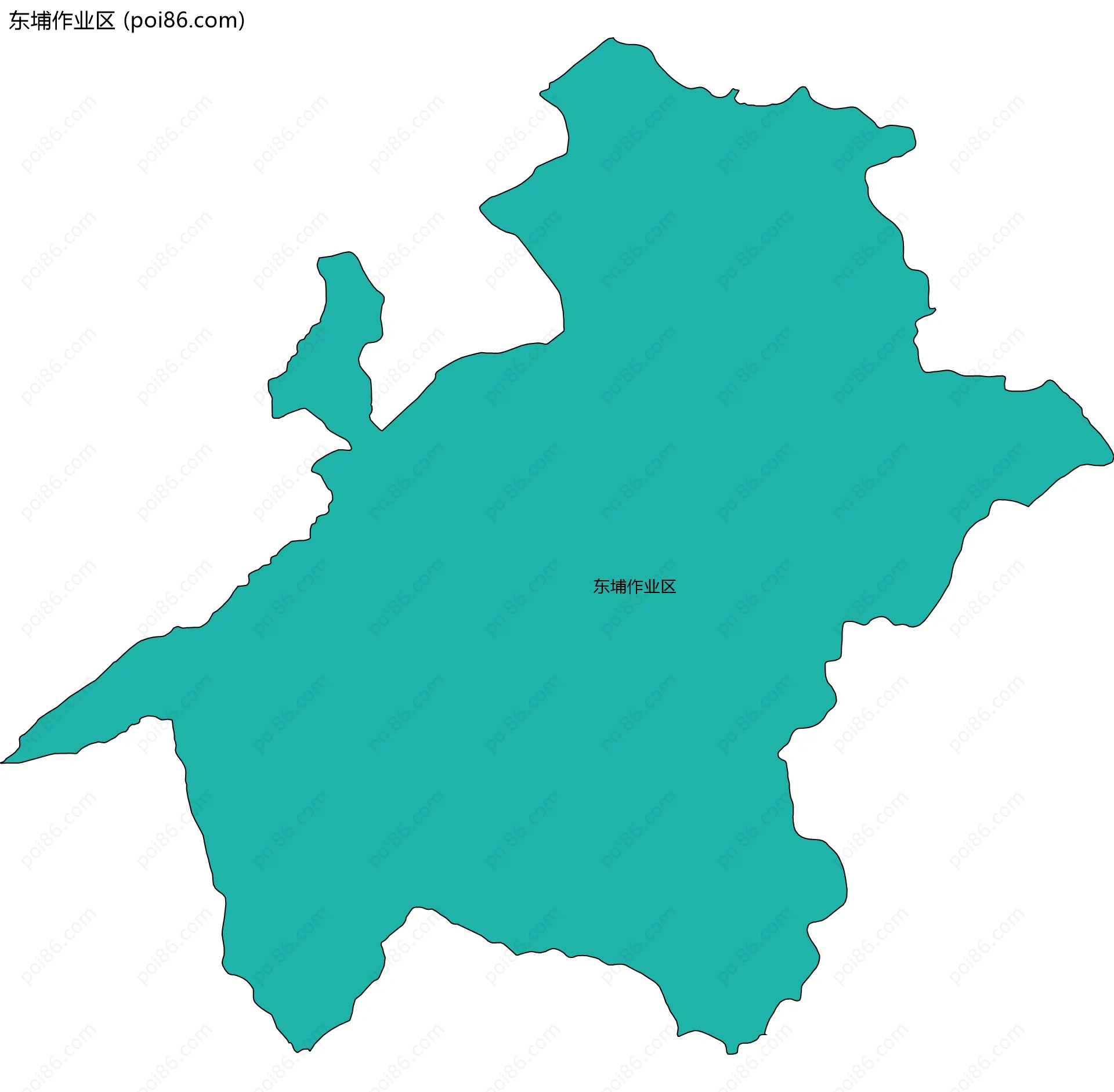 东埔作业区边界地图