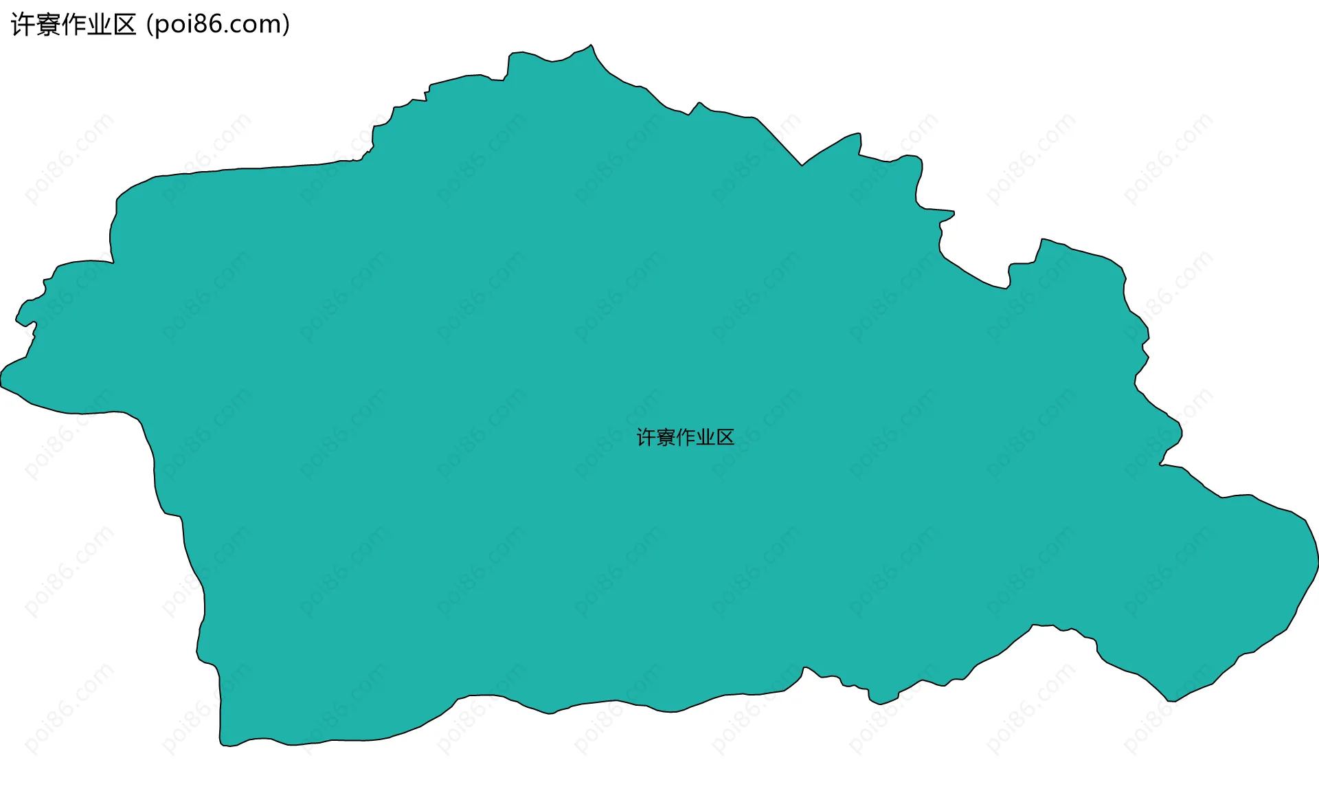 许寮作业区边界地图