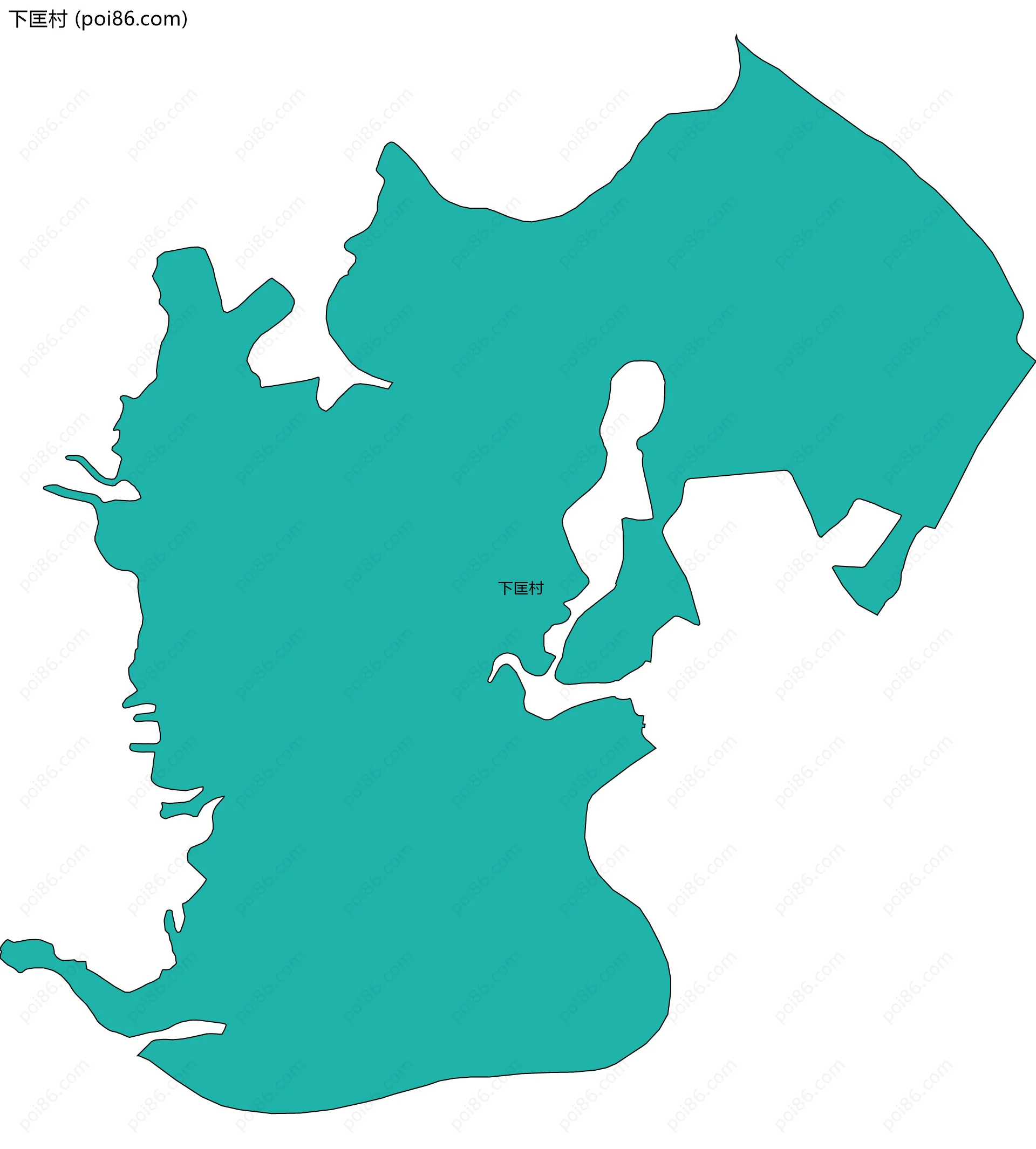 下匡村边界地图