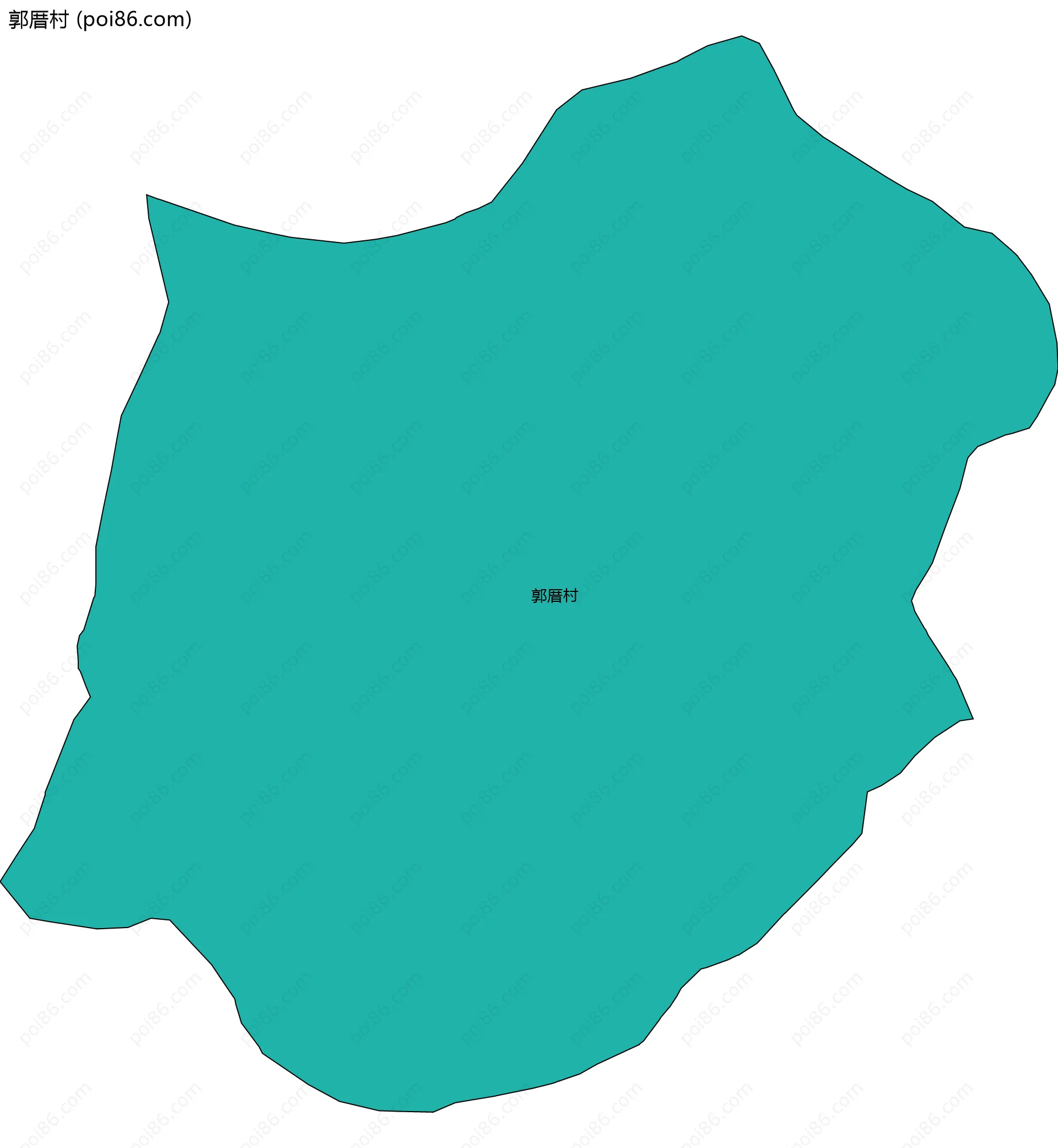 郭厝村边界地图