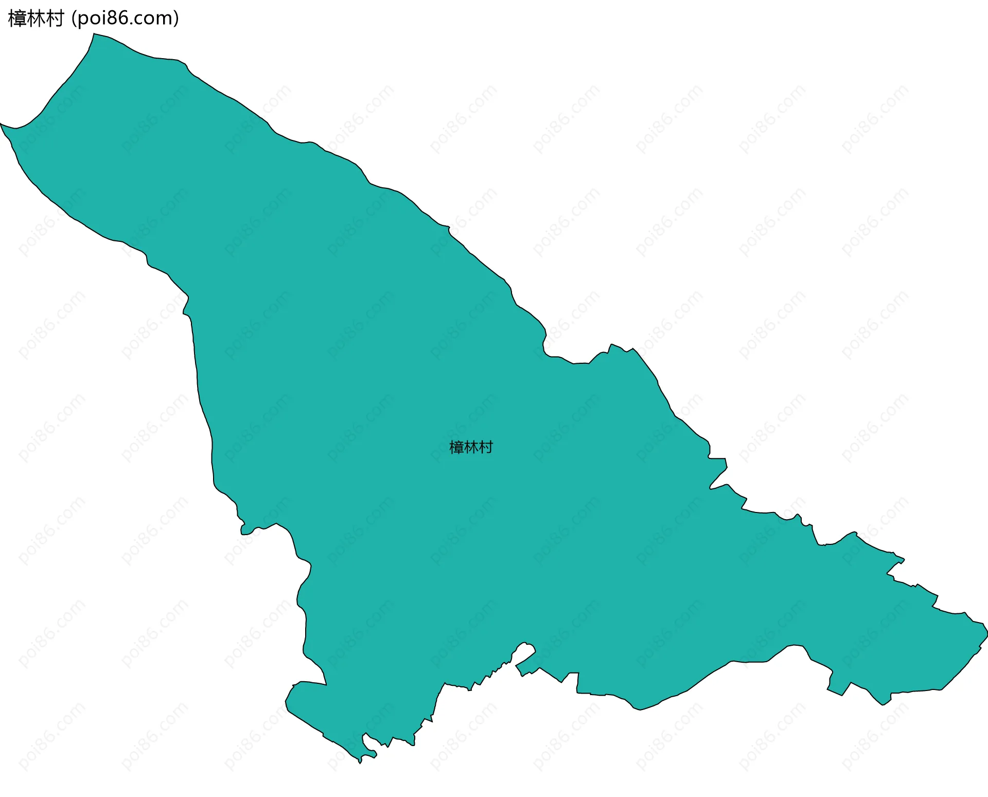 樟林村边界地图