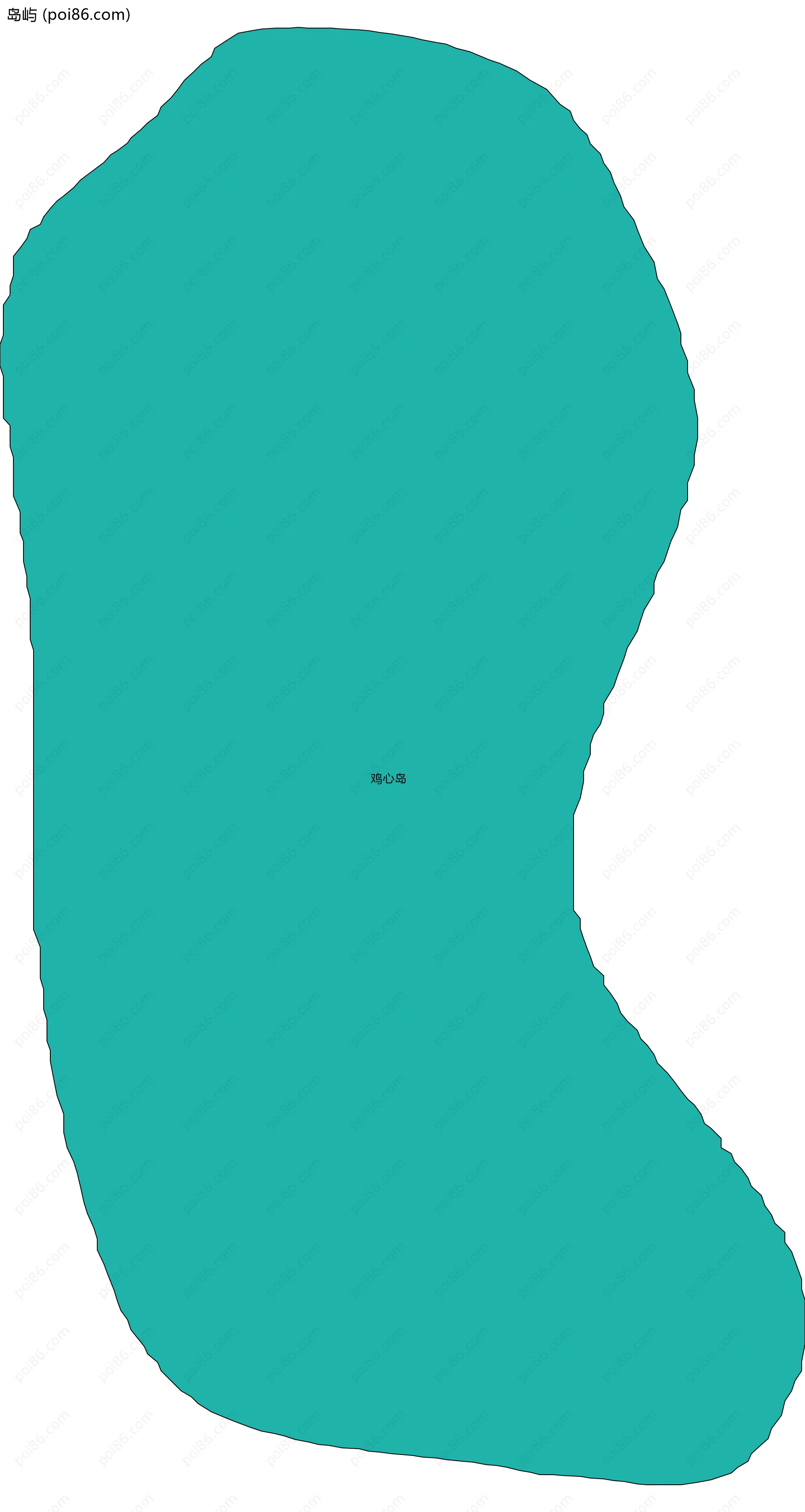 岛屿边界地图(五级行政区划)