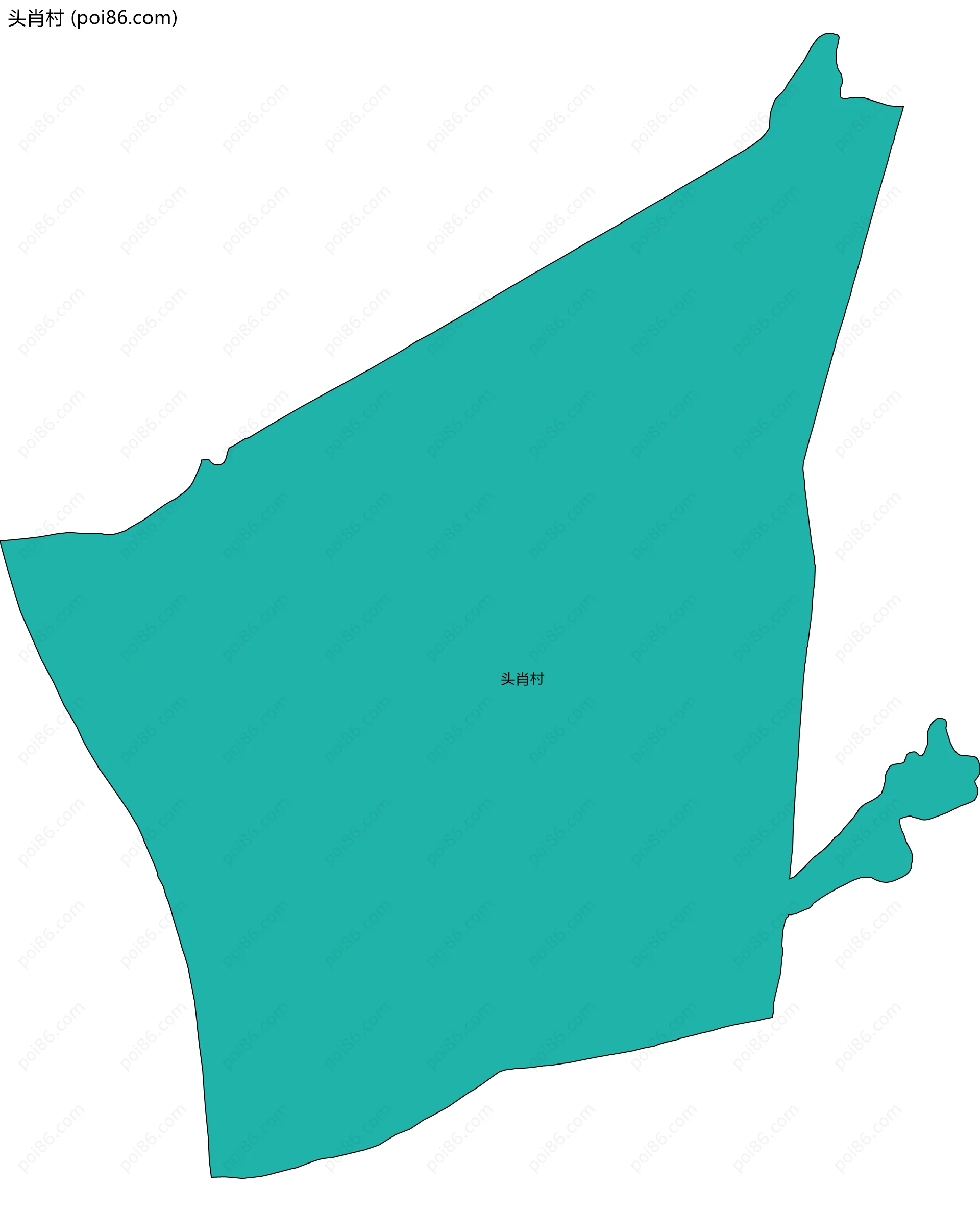 头肖村边界地图