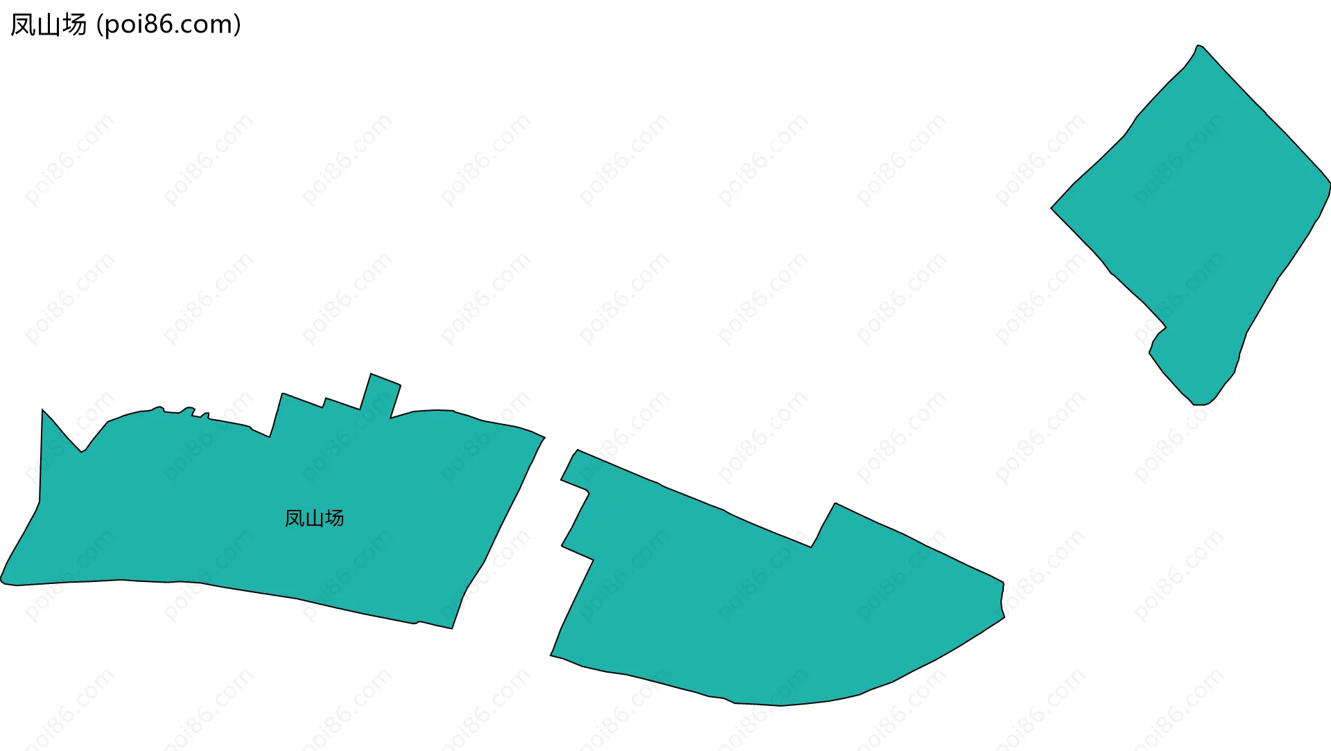 凤山场边界地图