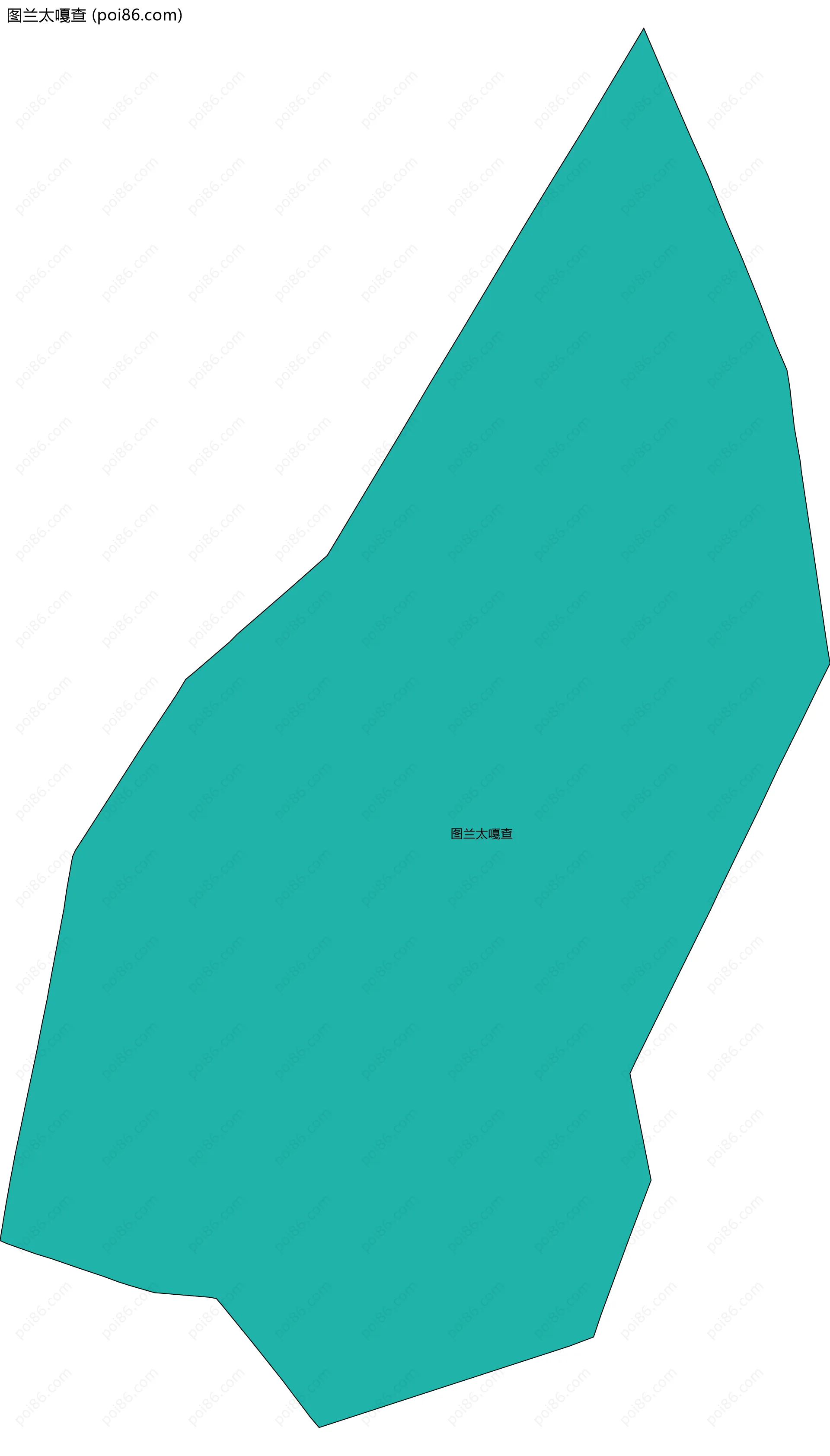 图兰太嘎查边界地图