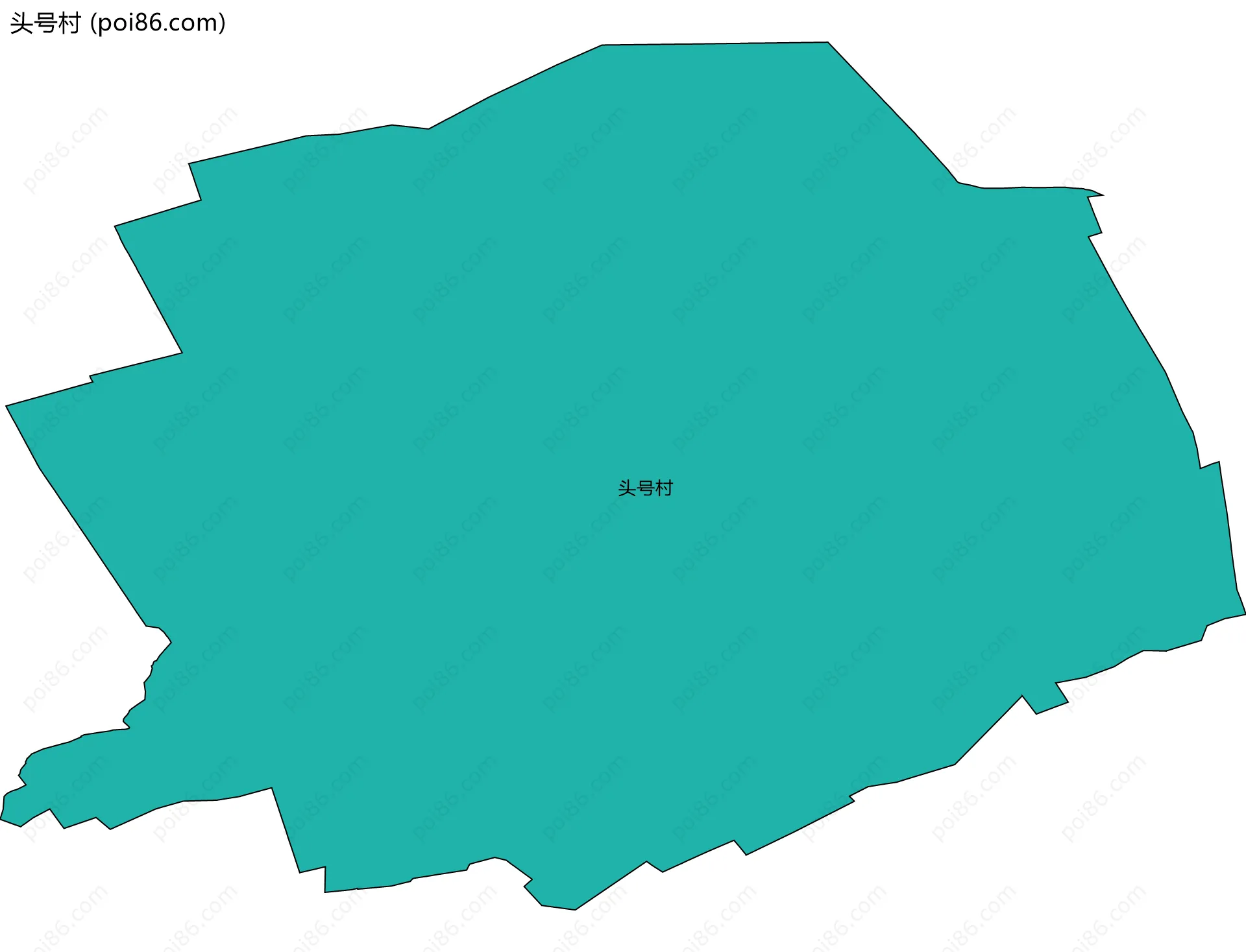 头号村边界地图