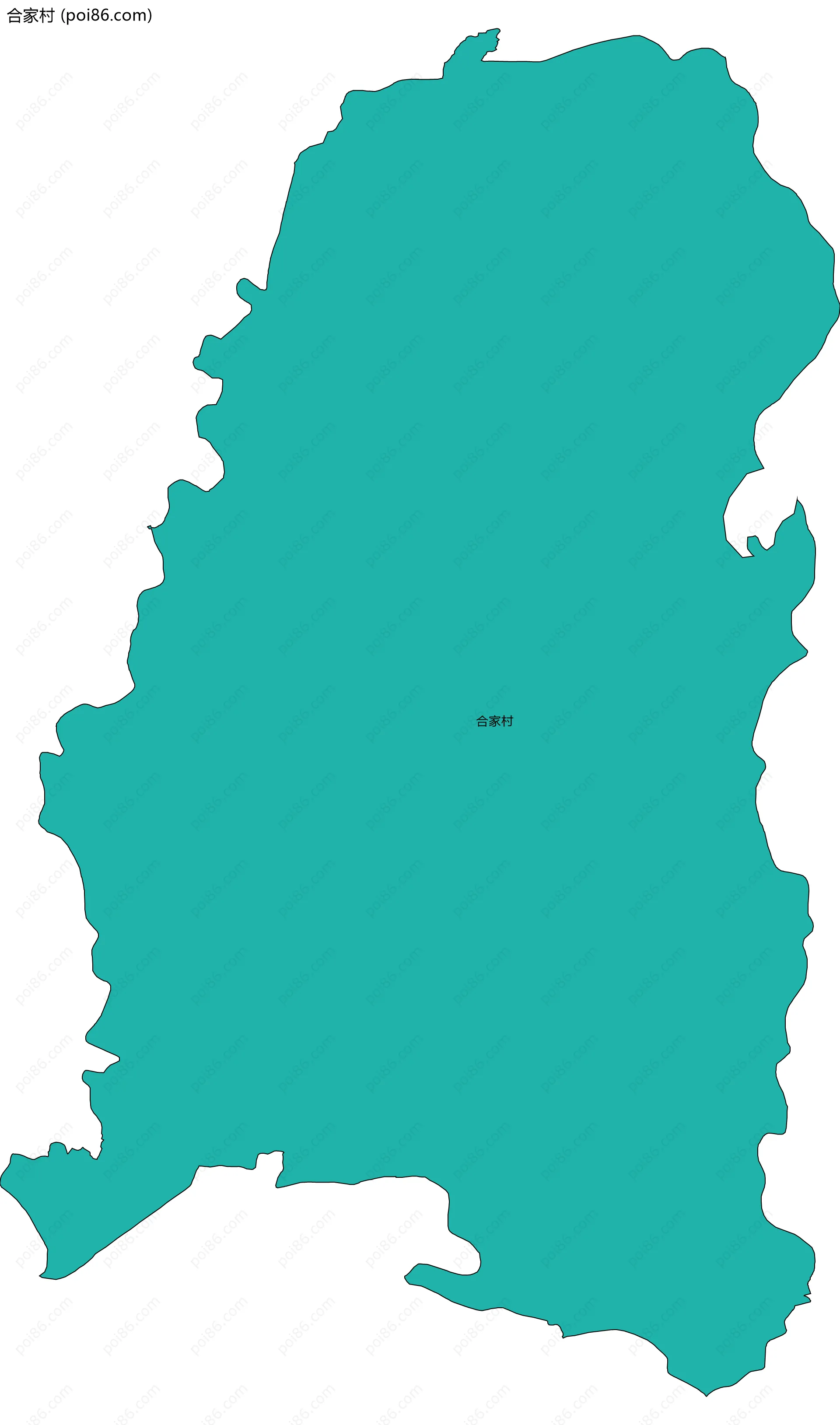 合家村边界地图