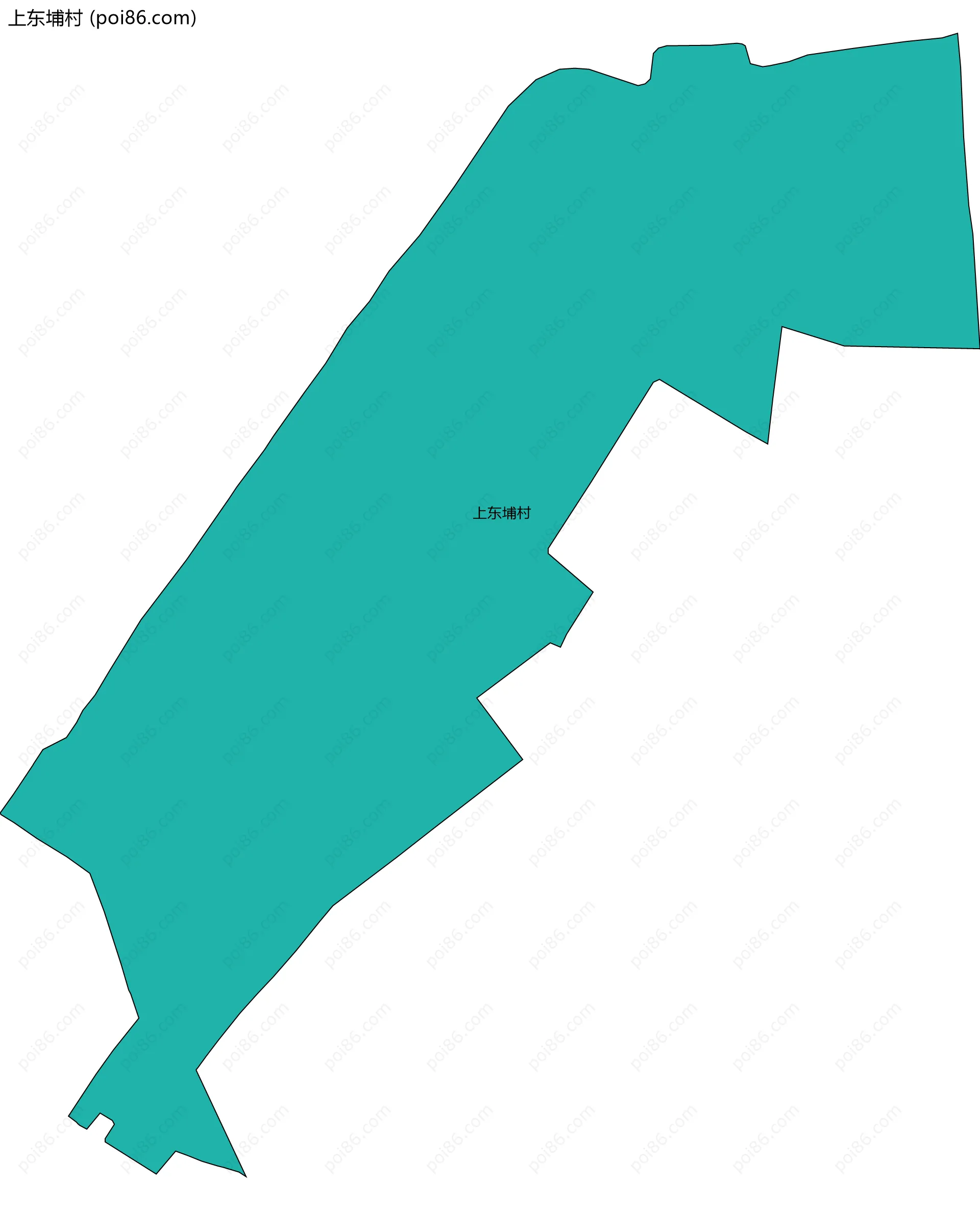 上东埔村边界地图