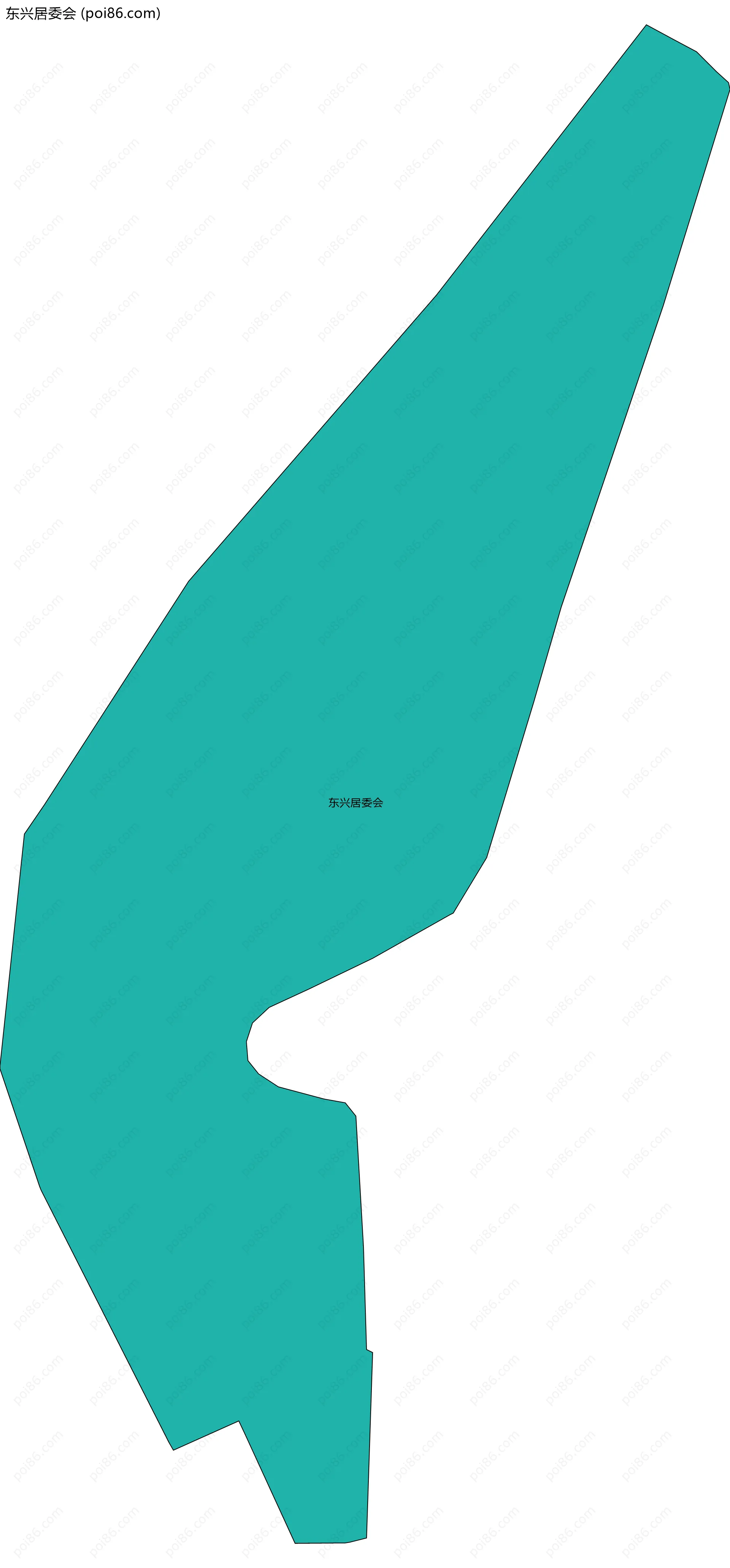 东兴居委会边界地图