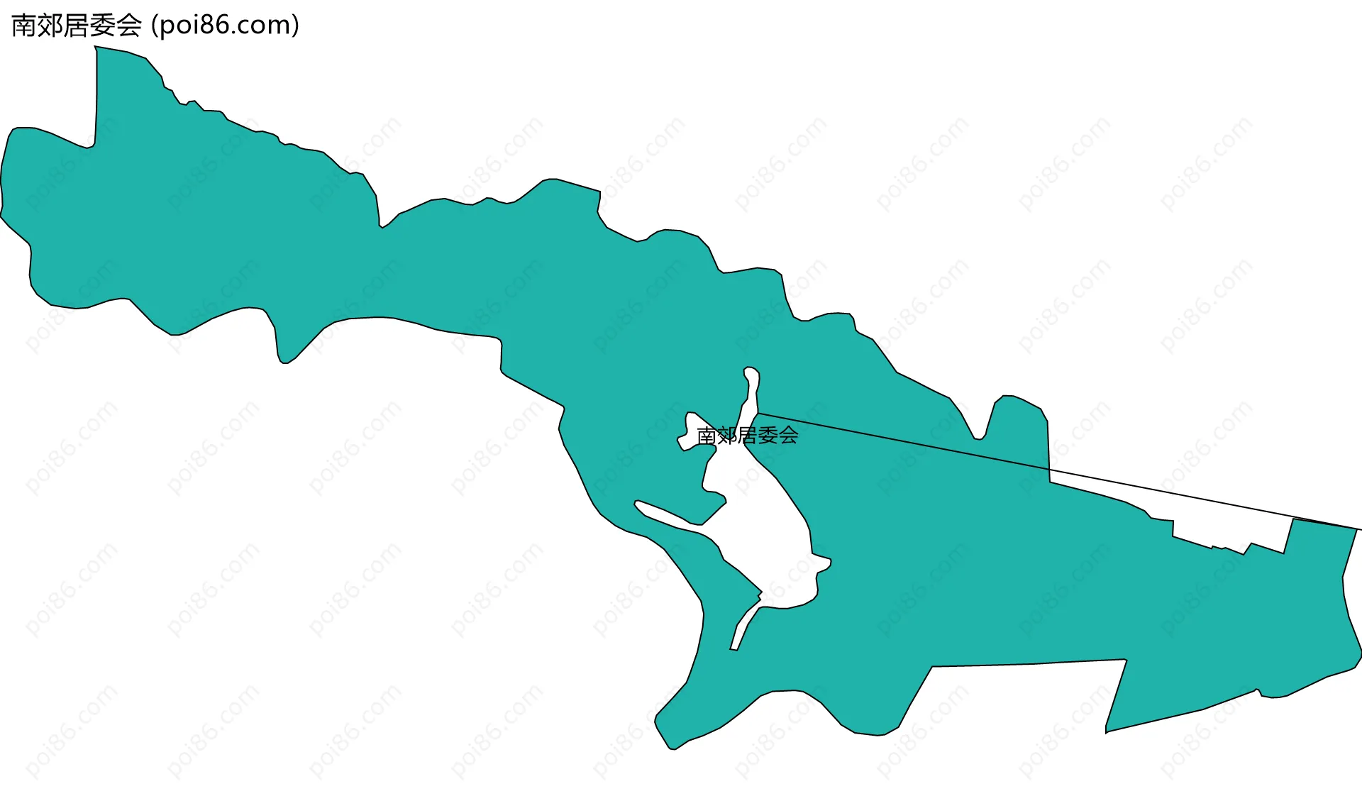 南郊居委会边界地图