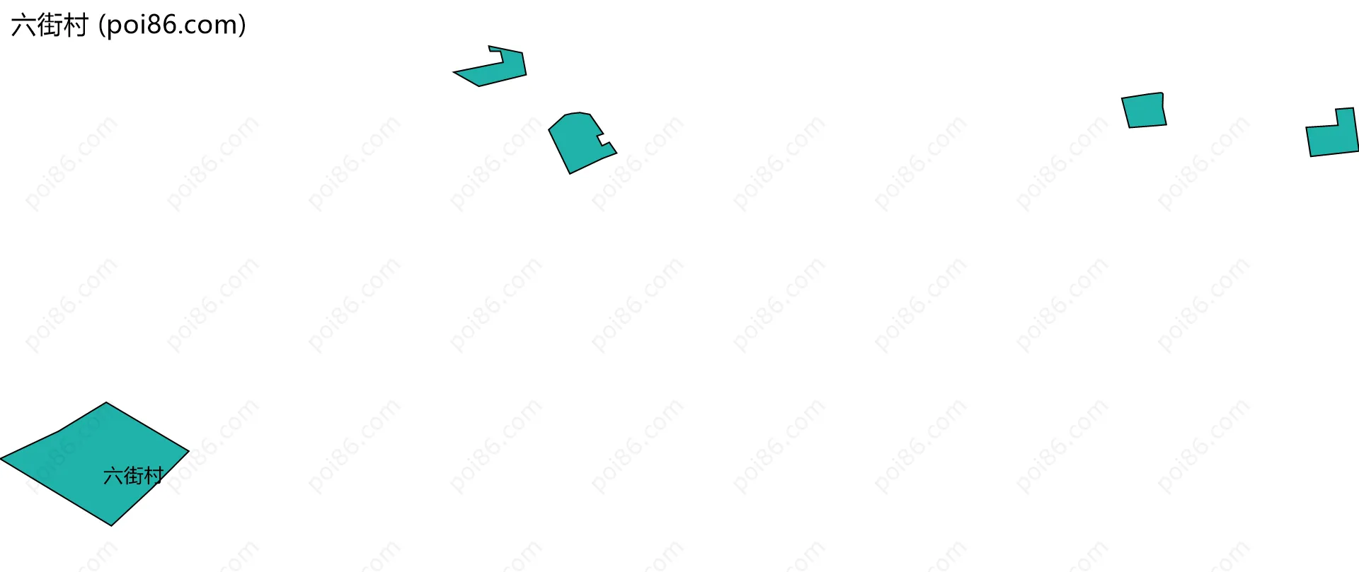 六街村边界地图