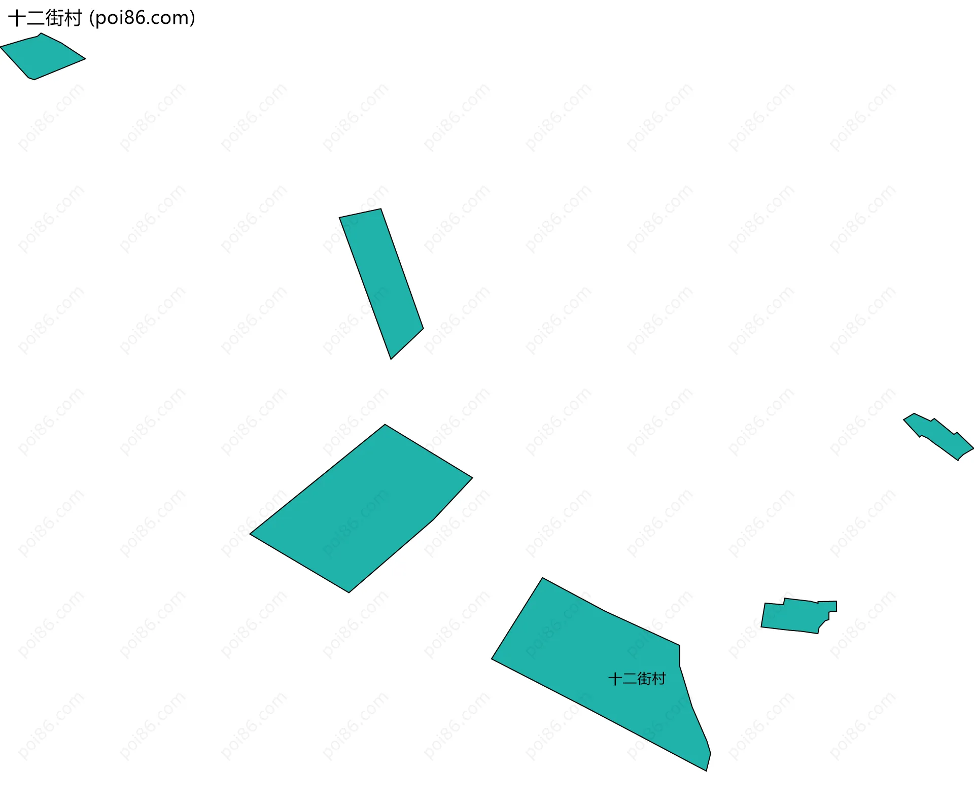 十二街村边界地图