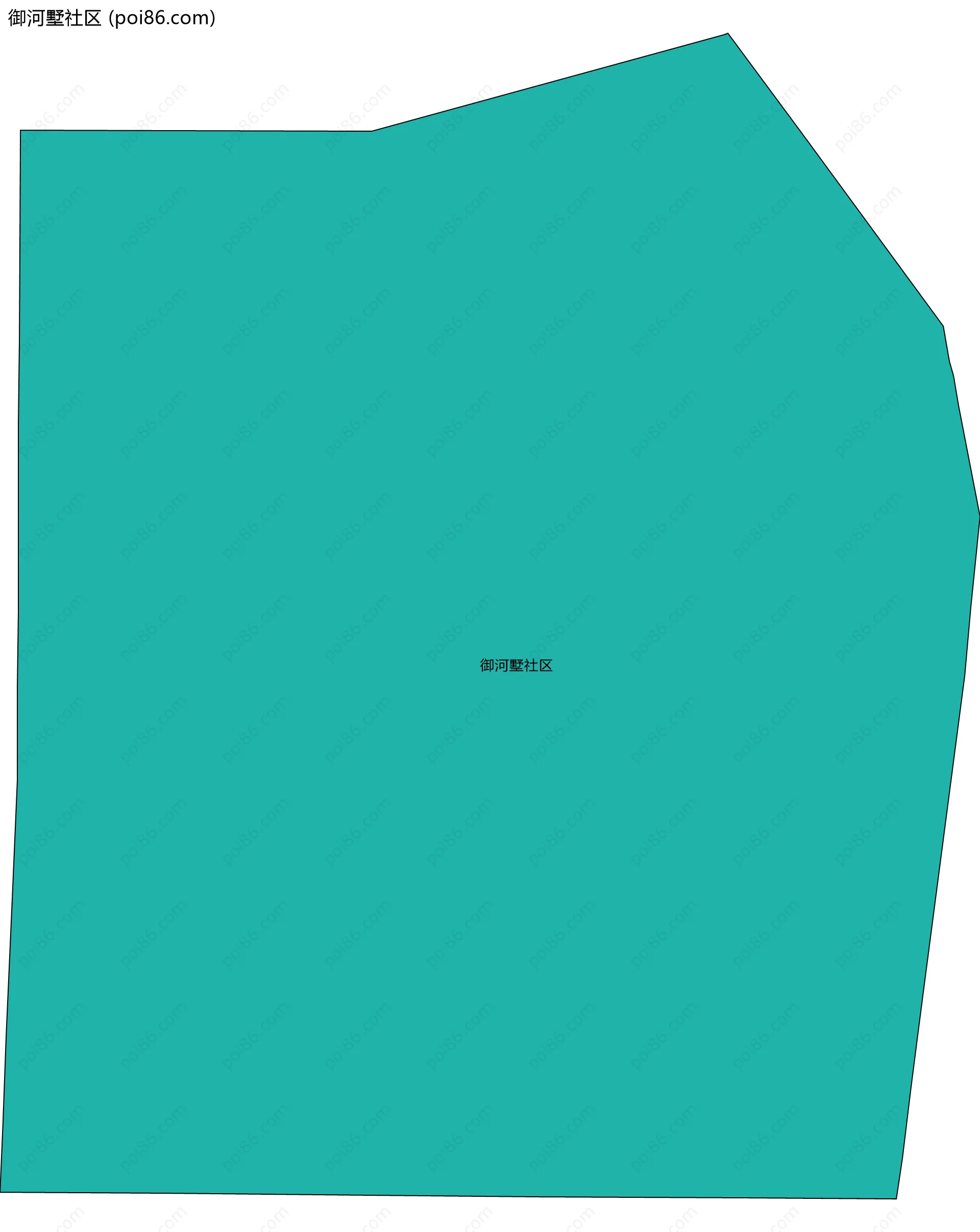 御河墅社区边界地图