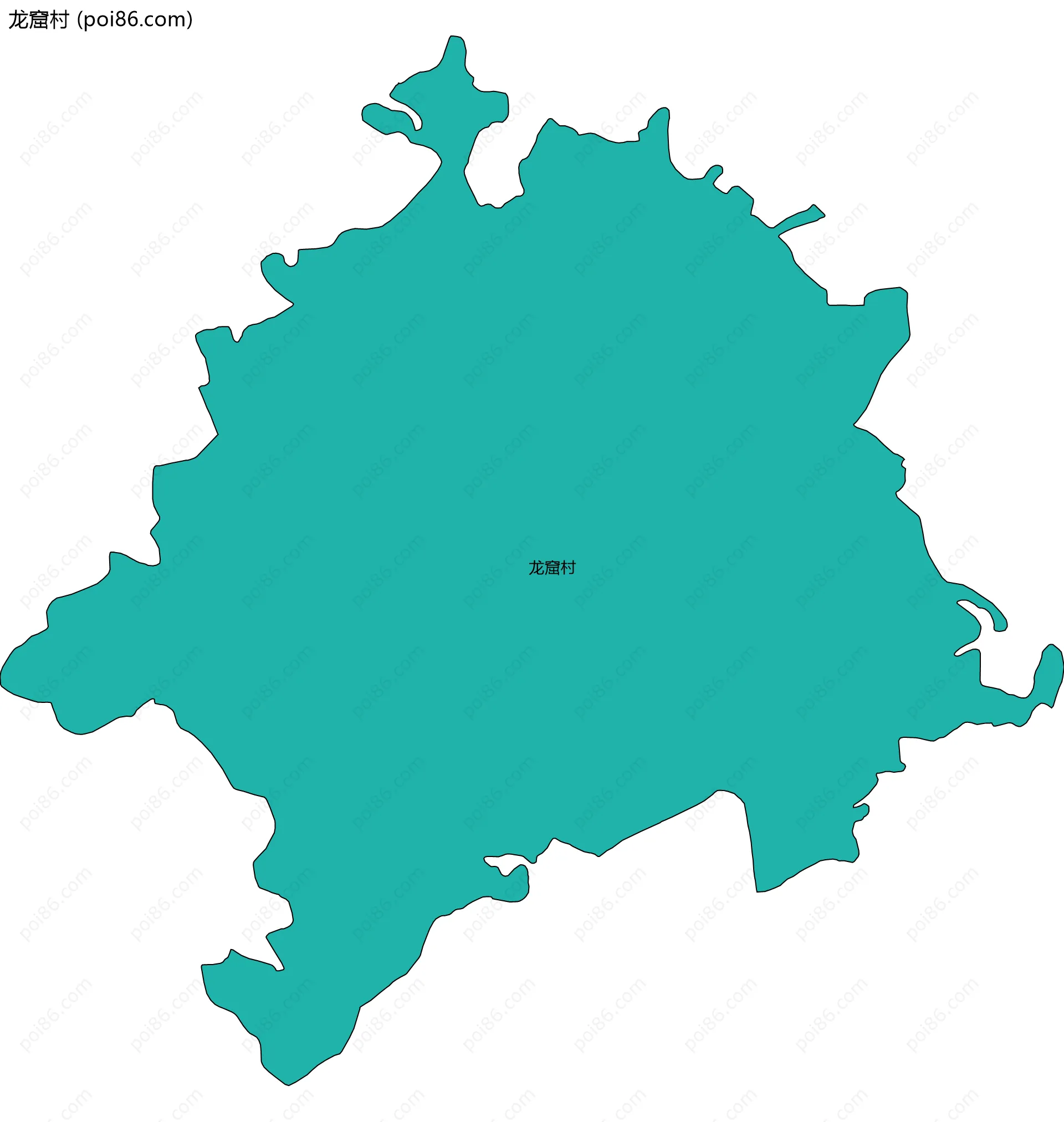 龙窟村边界地图