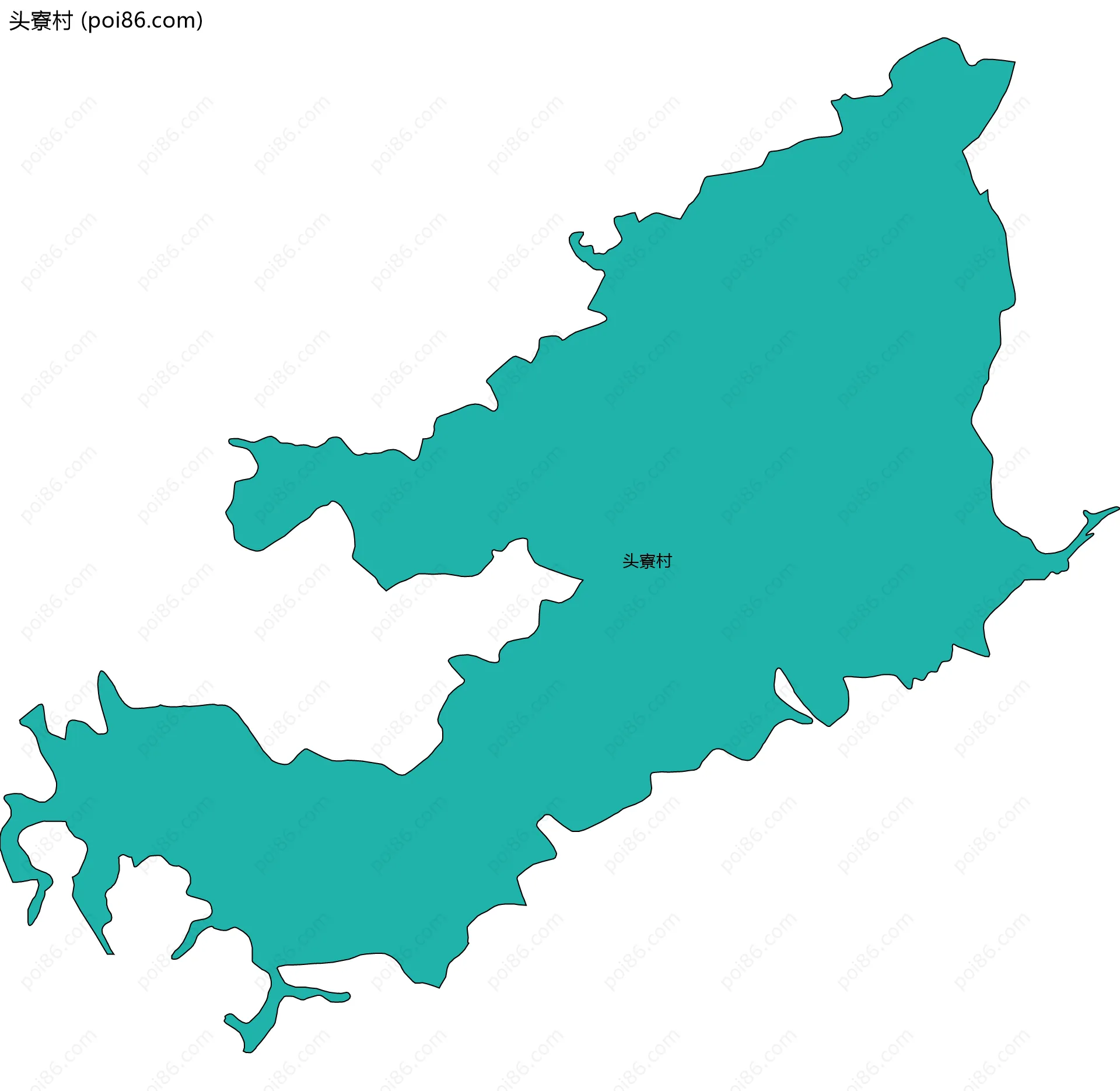 头寮村边界地图