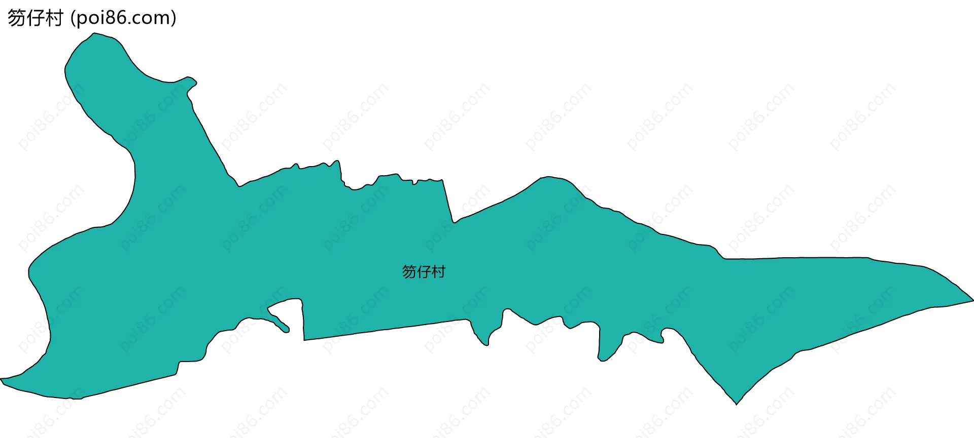 笏仔村边界地图