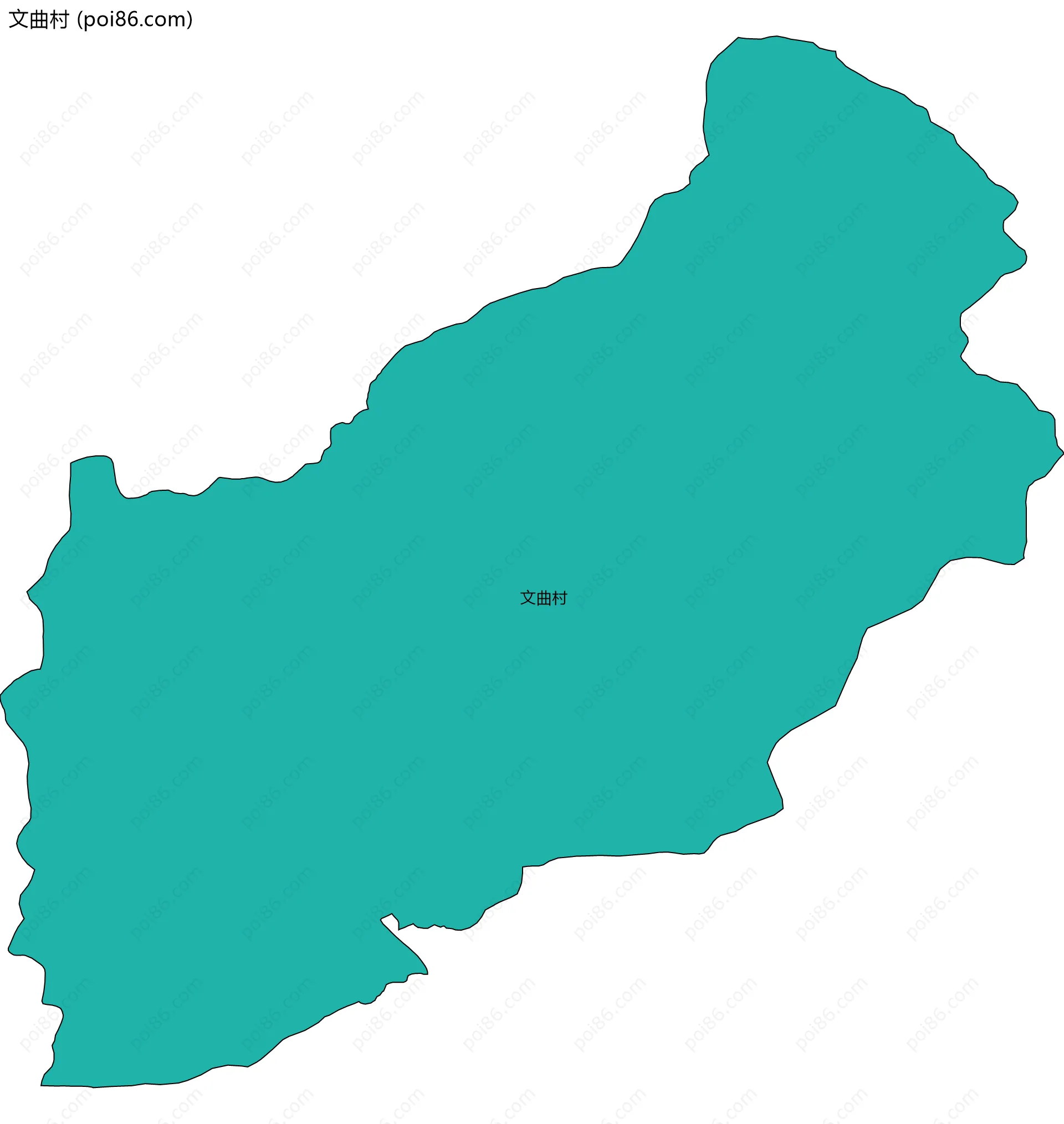 文曲村边界地图