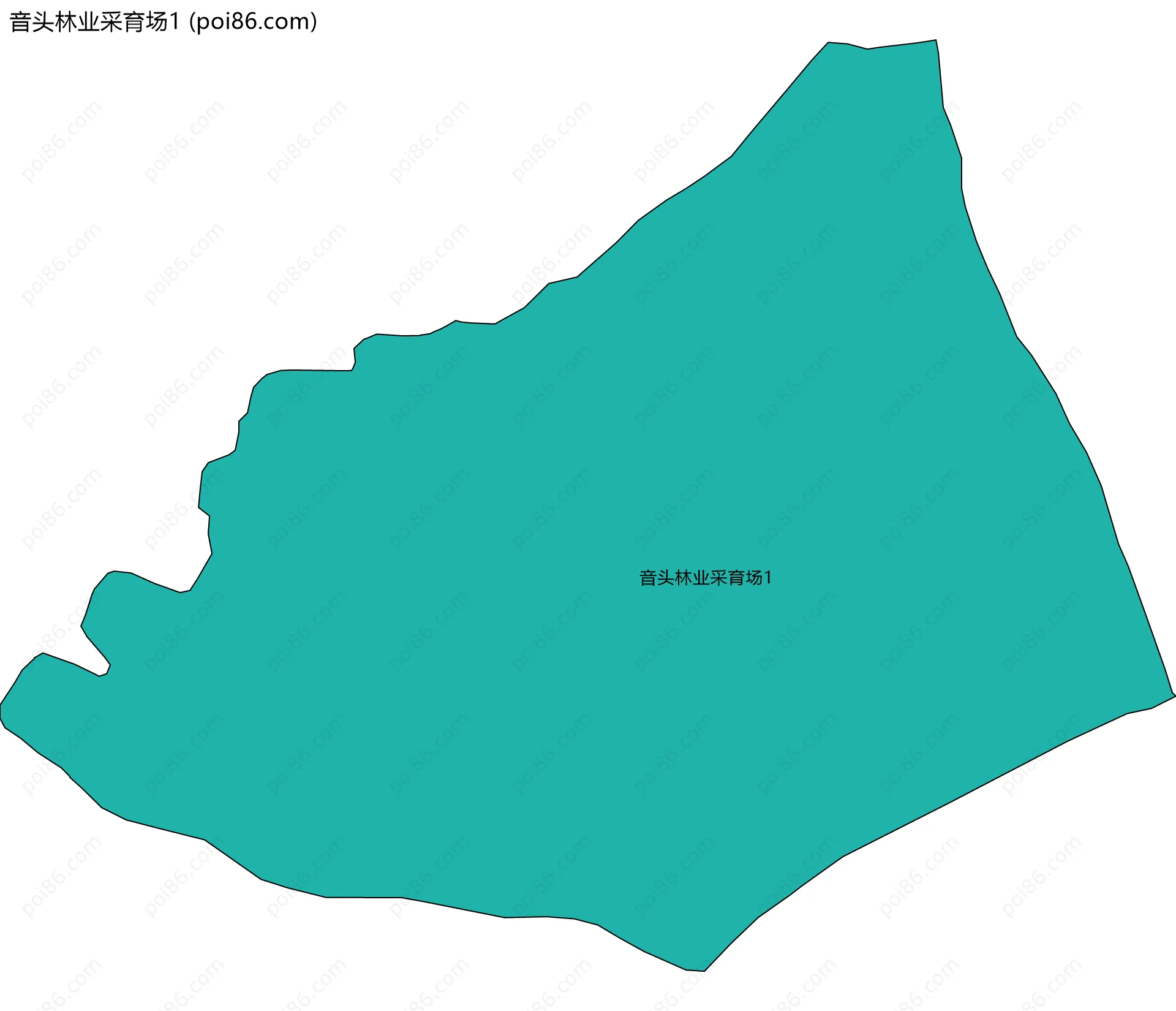 音头林业采育场1边界地图