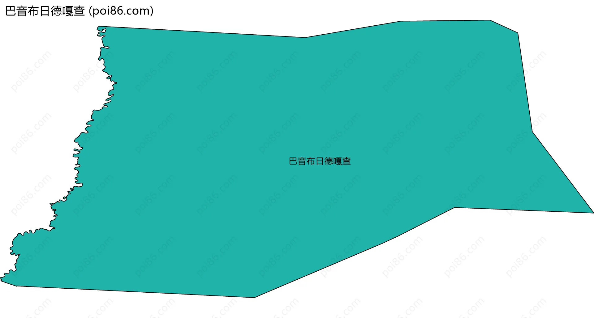巴音布日德嘎查边界地图