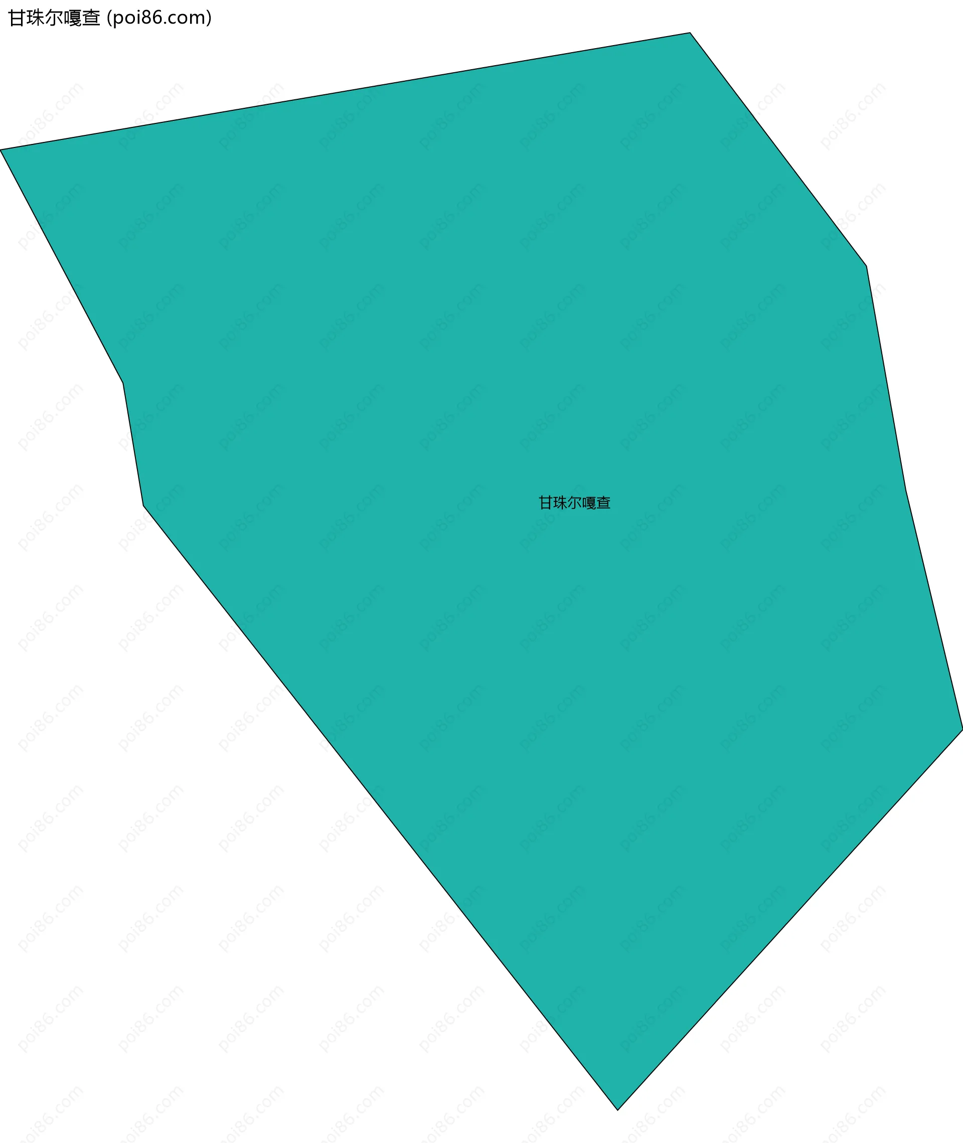 甘珠尔嘎查边界地图