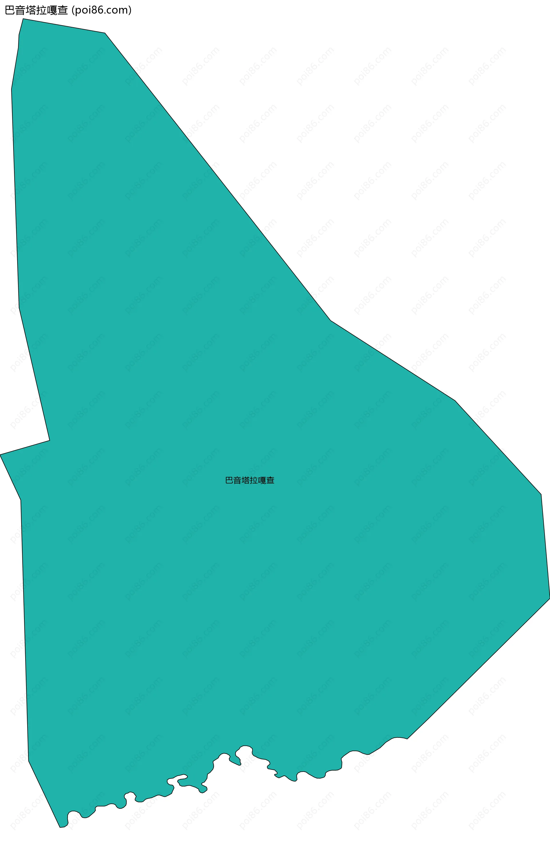 巴音塔拉嘎查边界地图