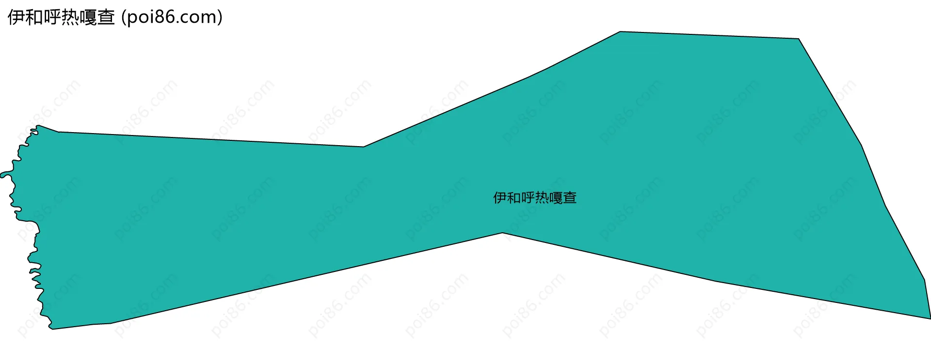 伊和呼热嘎查边界地图