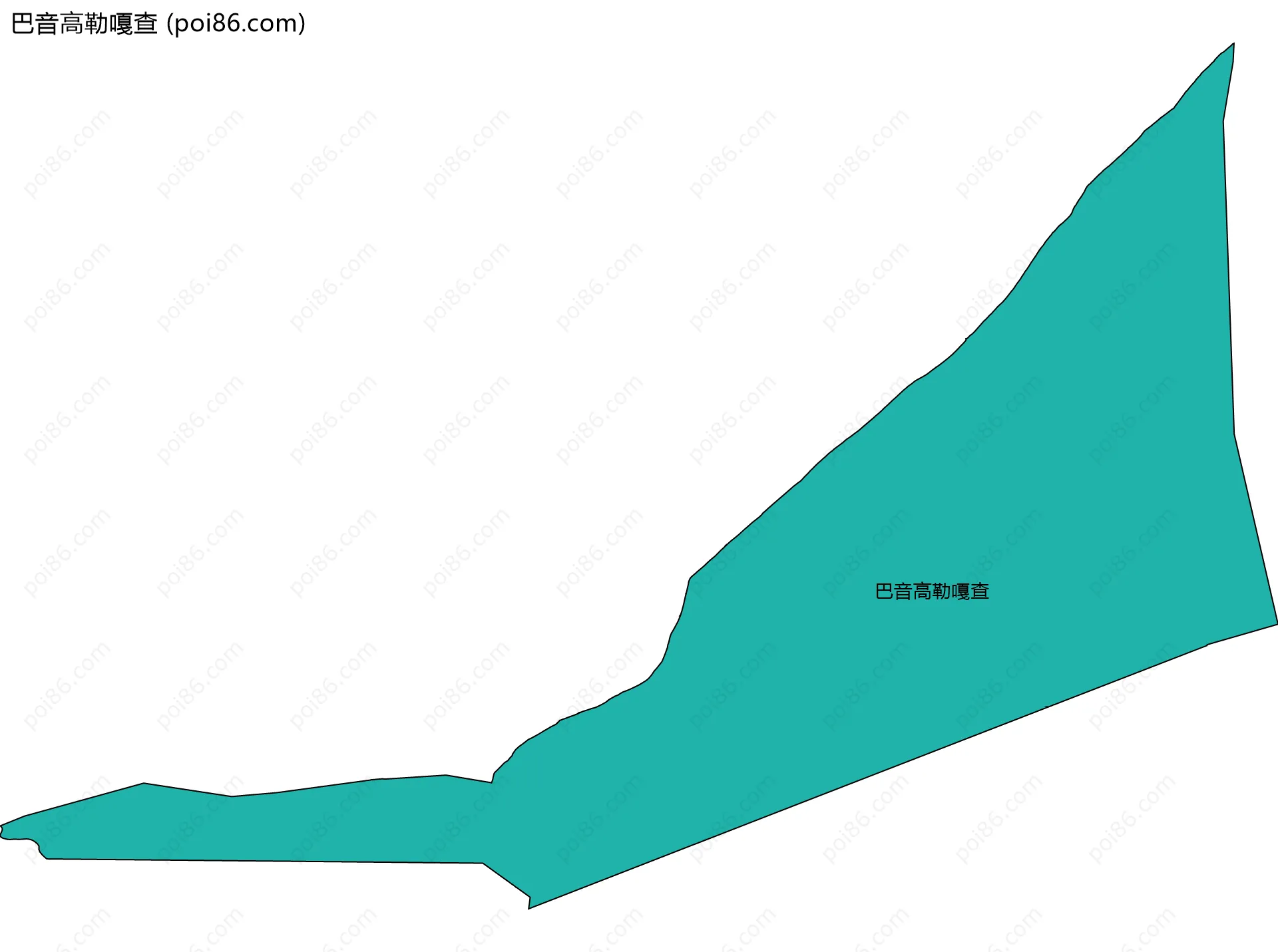 巴音高勒嘎查边界地图