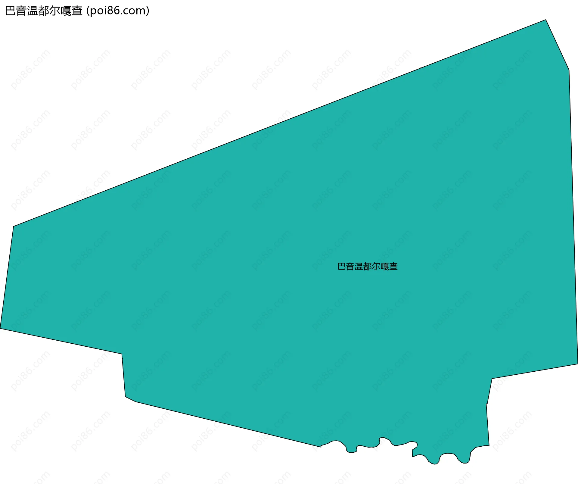 巴音温都尔嘎查边界地图