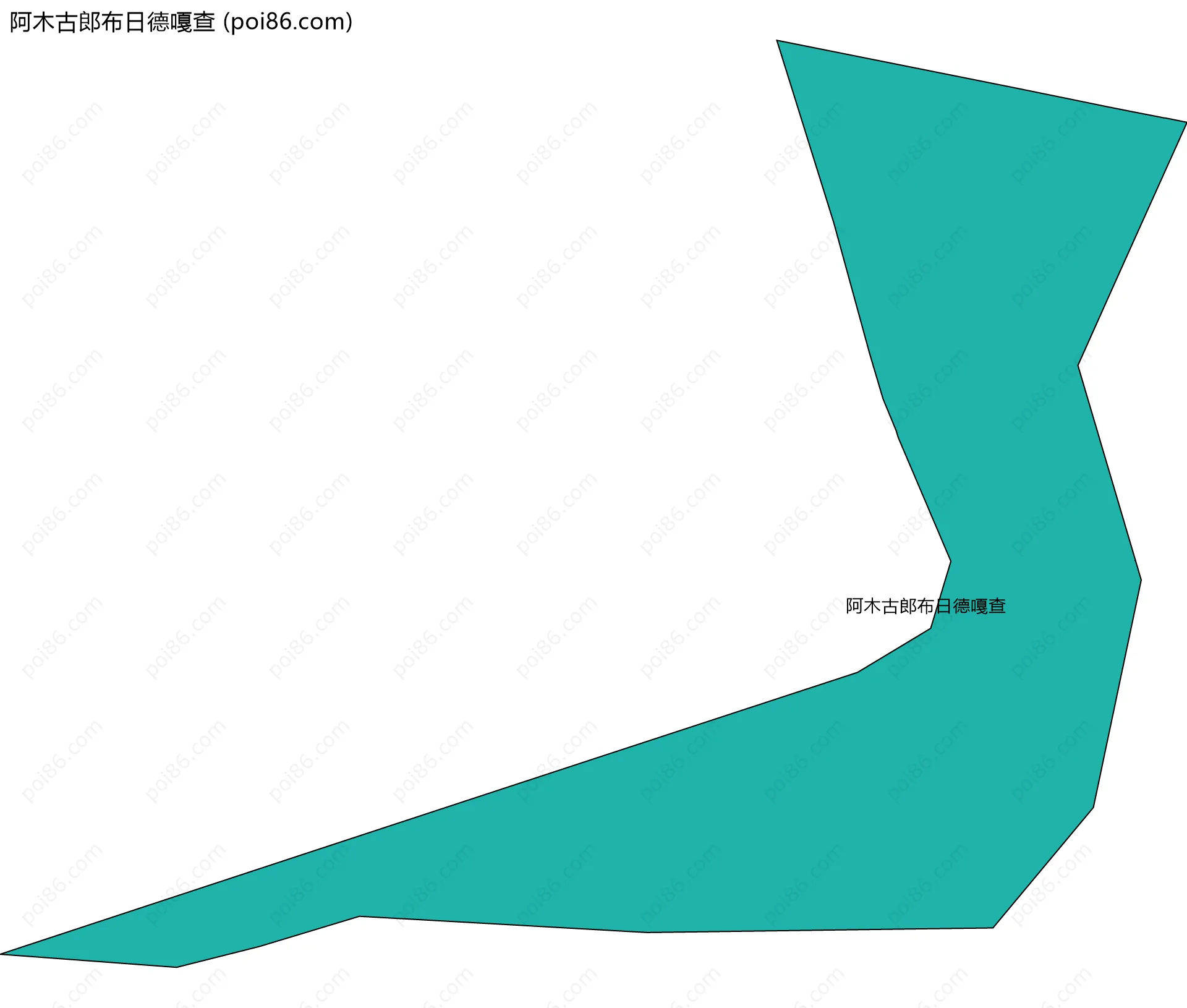 阿木古郎布日德嘎查边界地图