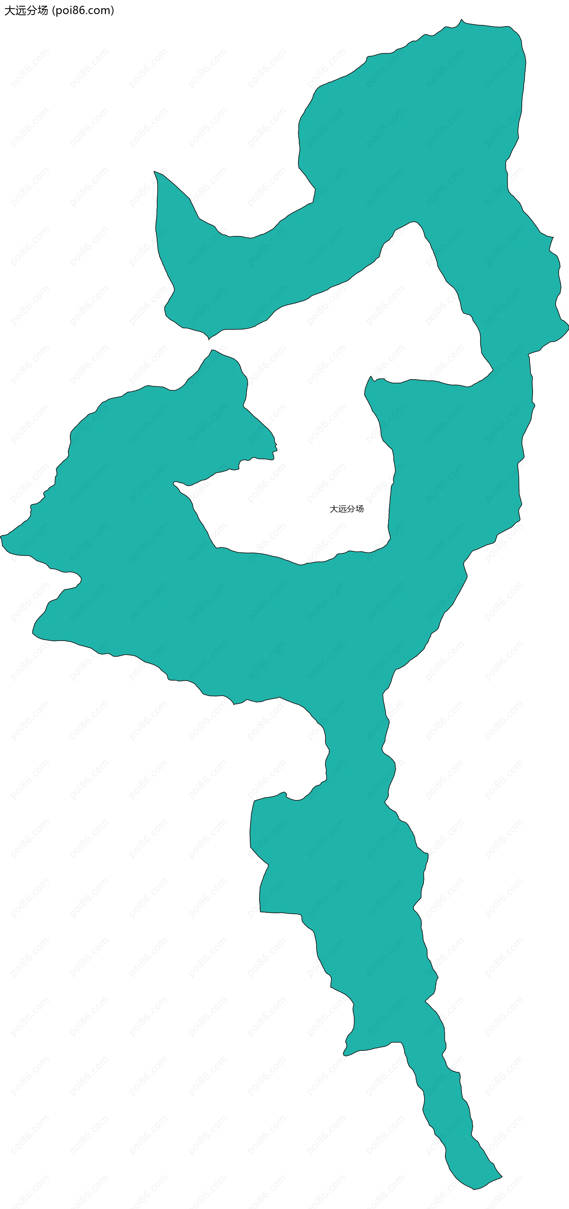 大远分场边界地图