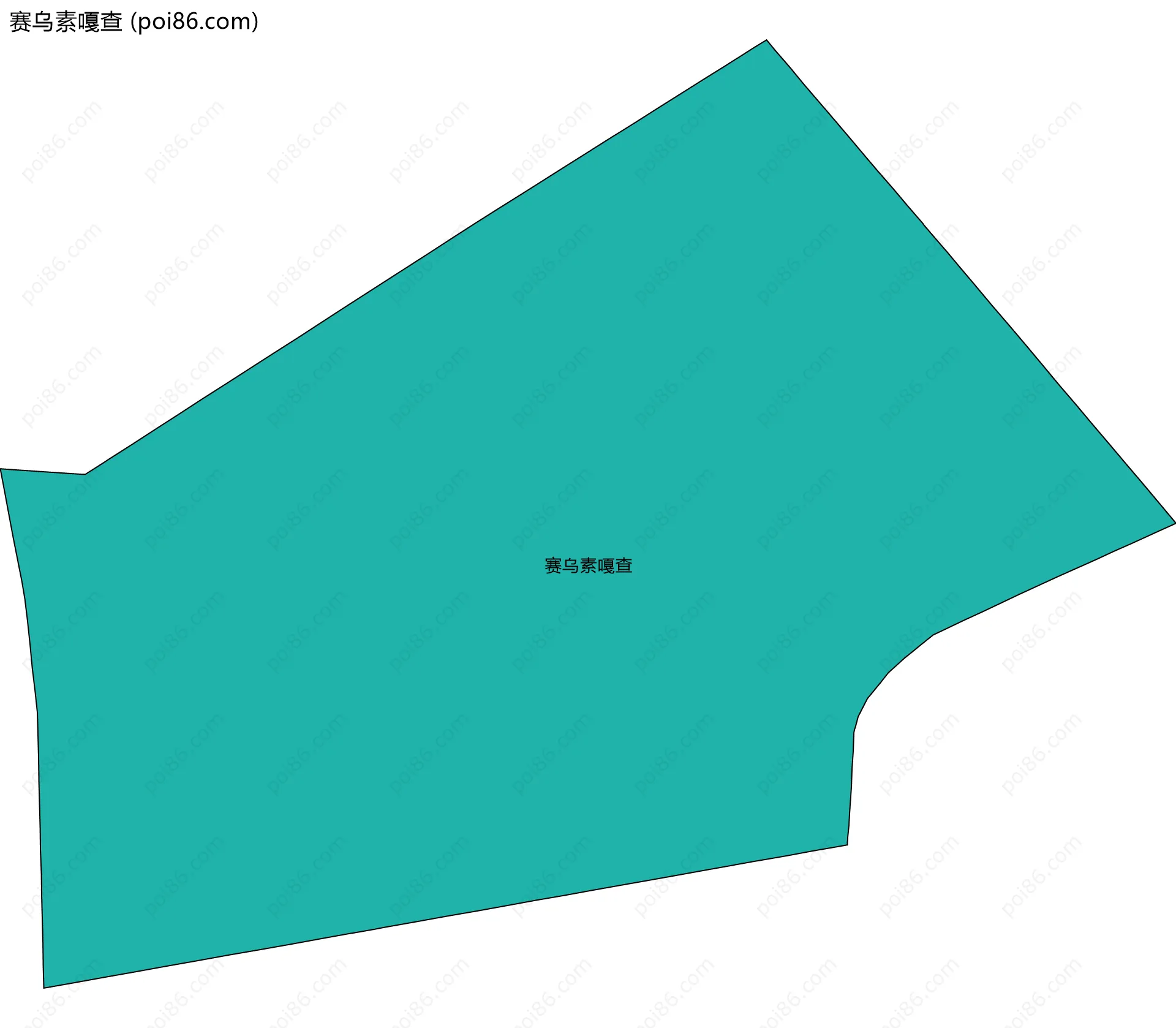 赛乌素嘎查边界地图