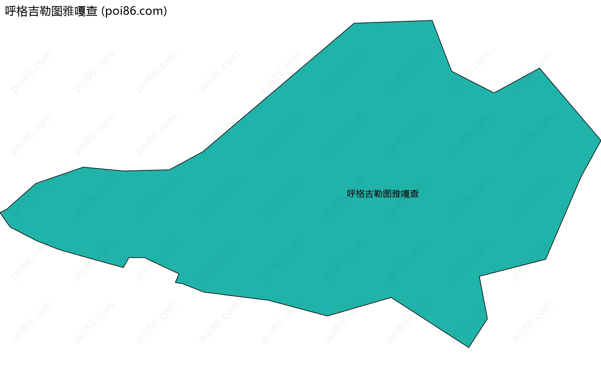呼格吉勒图雅嘎查边界地图