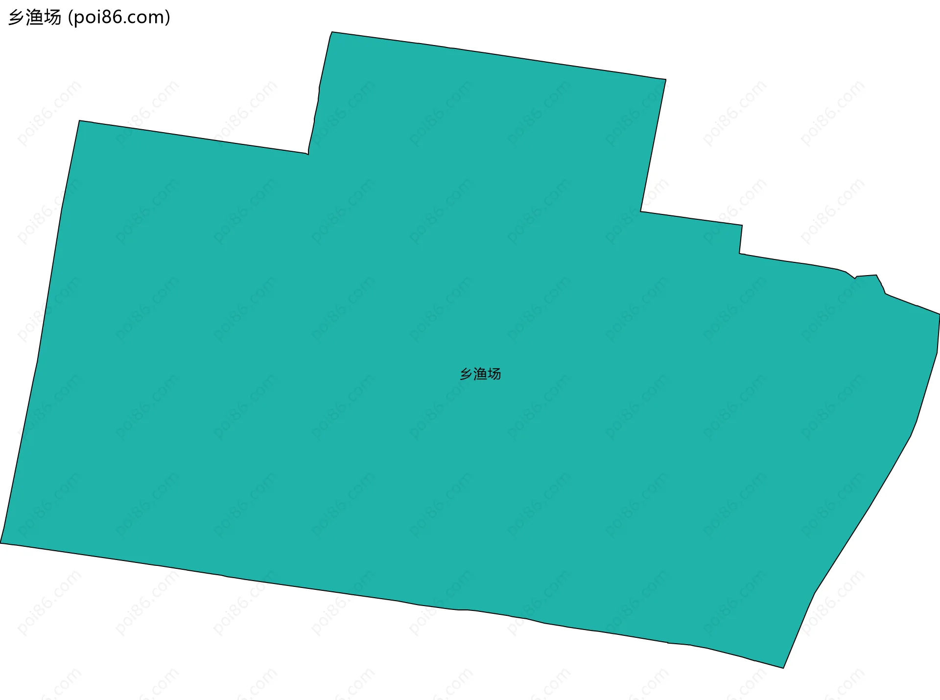 乡渔场边界地图