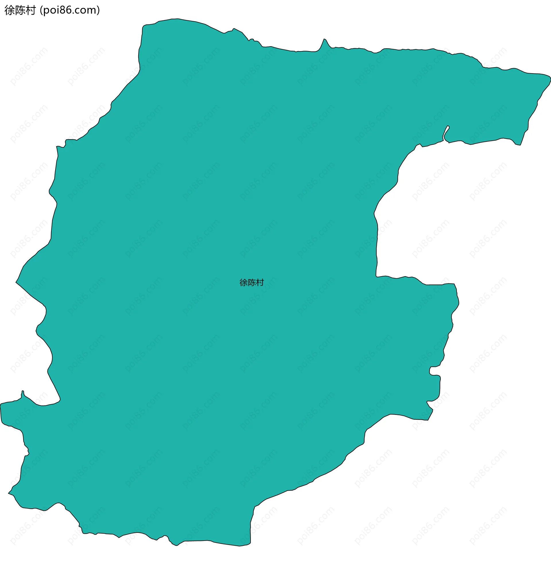 徐陈村边界地图