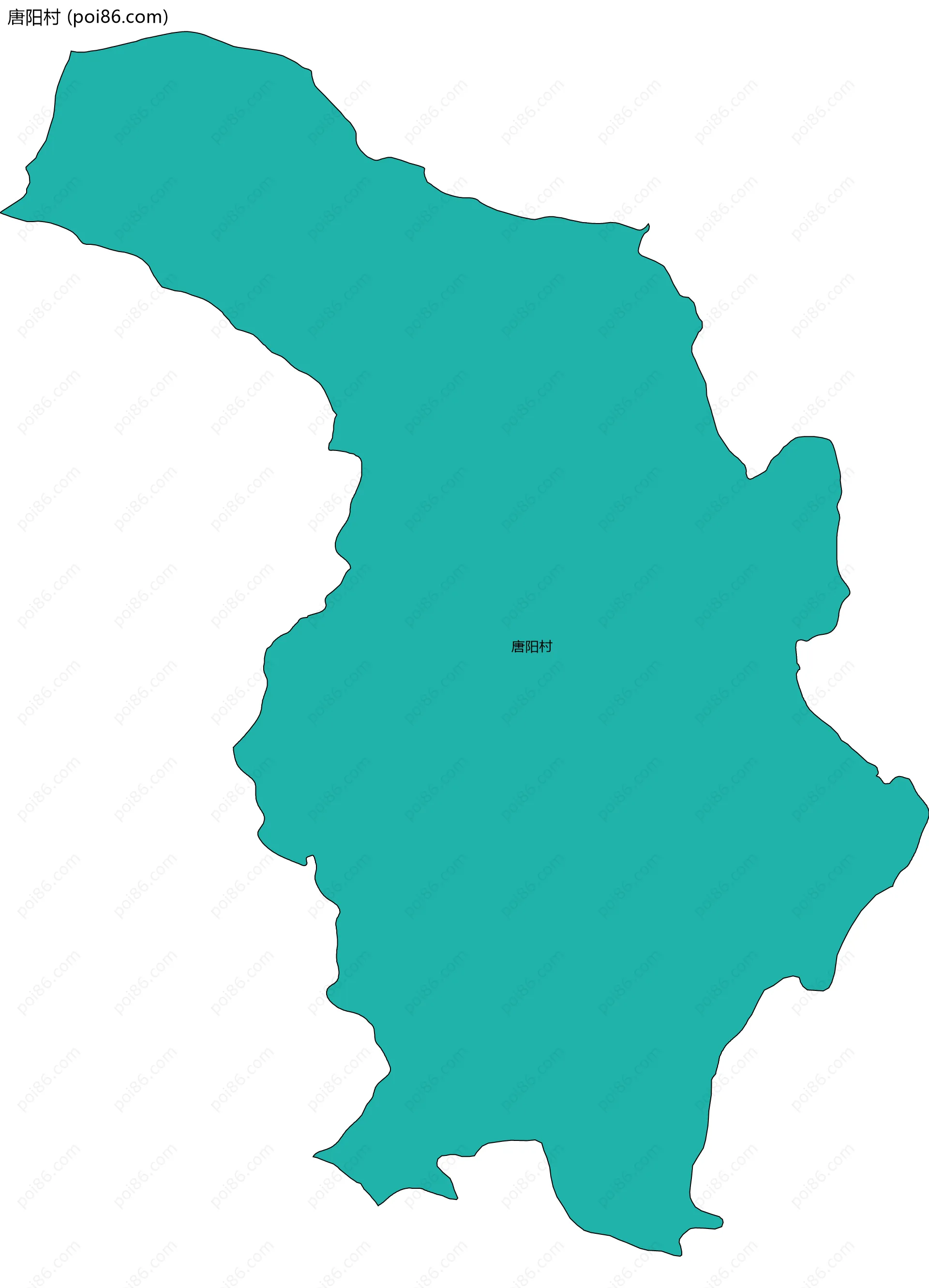 唐阳村边界地图