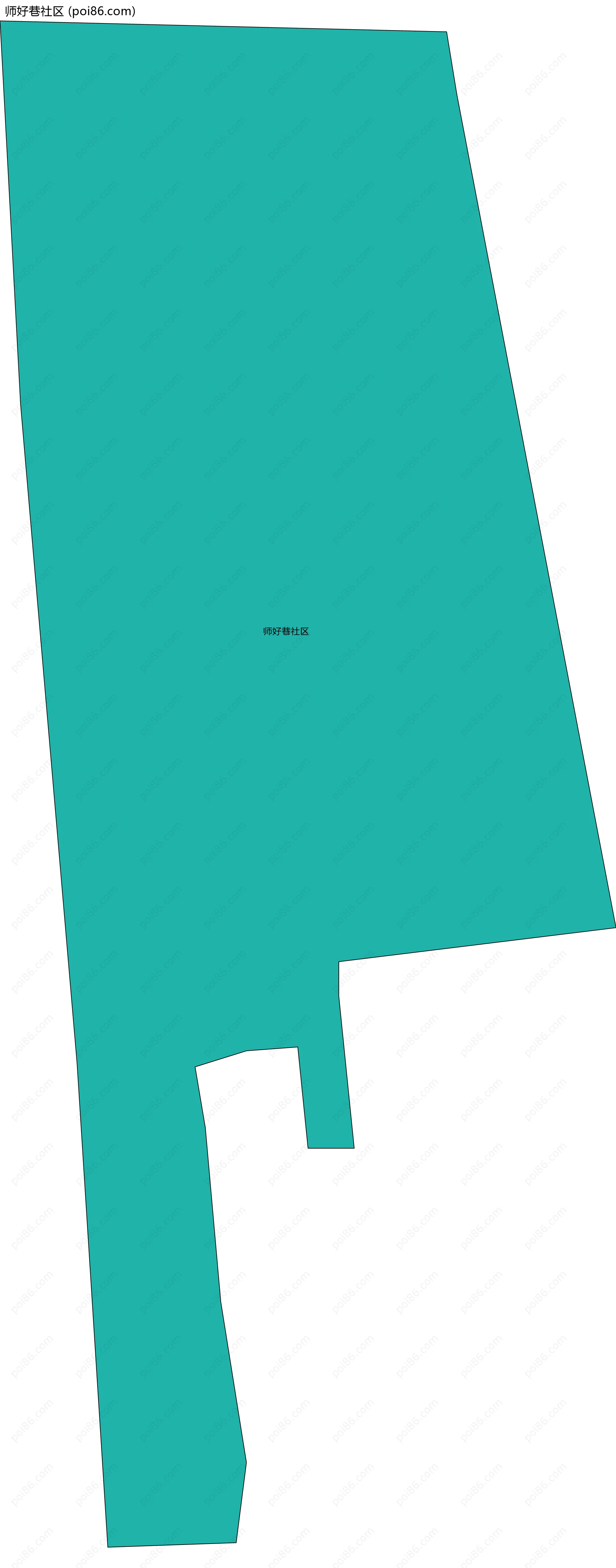 师好巷社区边界地图