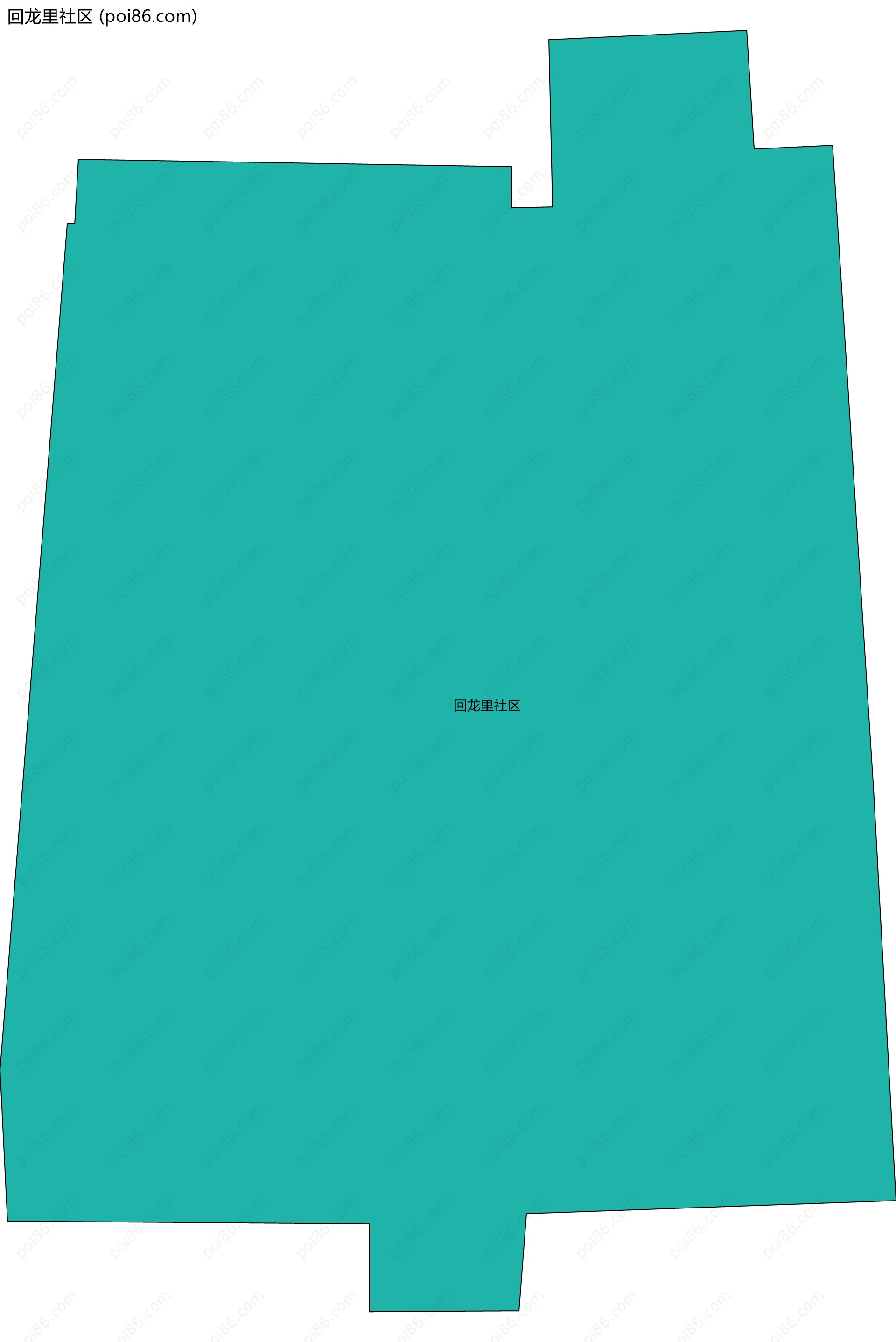 回龙里社区边界地图