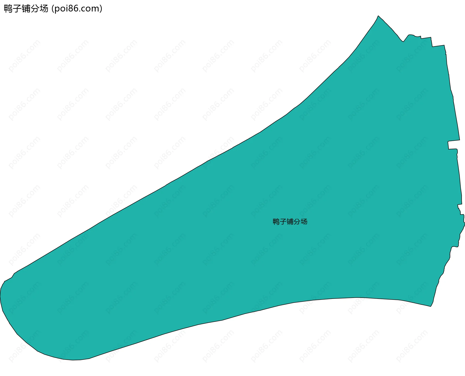 鸭子铺分场边界地图
