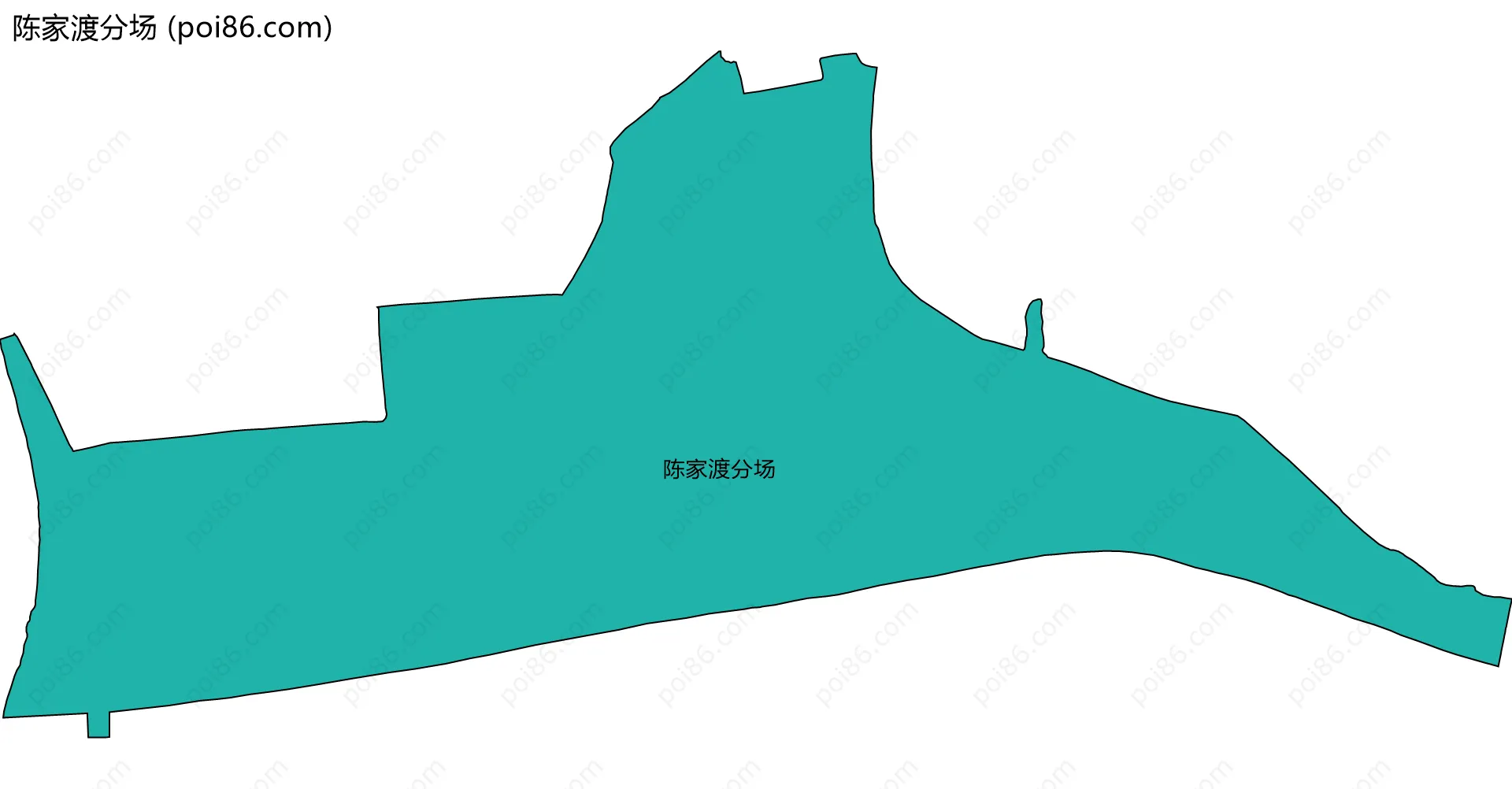 陈家渡分场边界地图