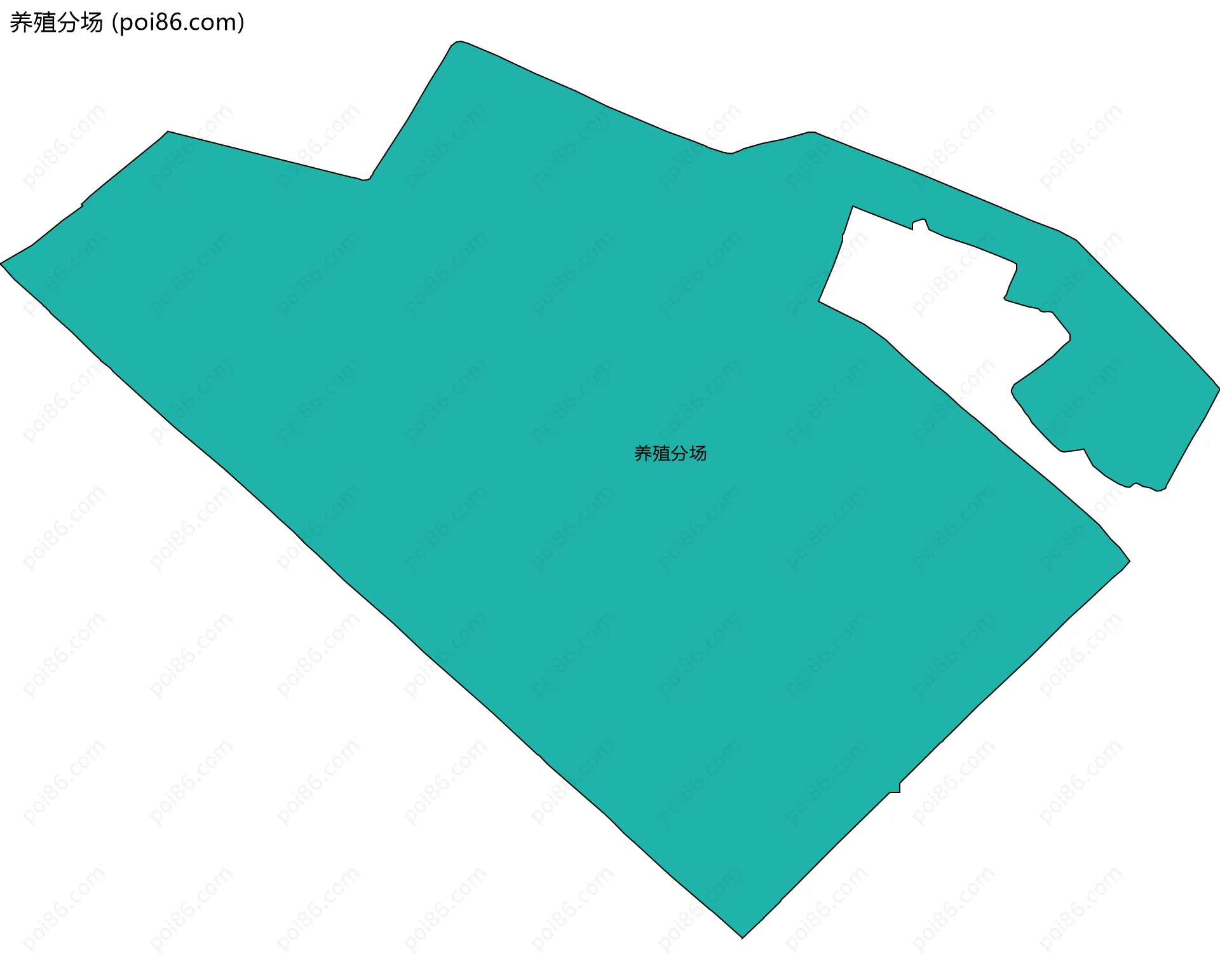 养殖分场边界地图
