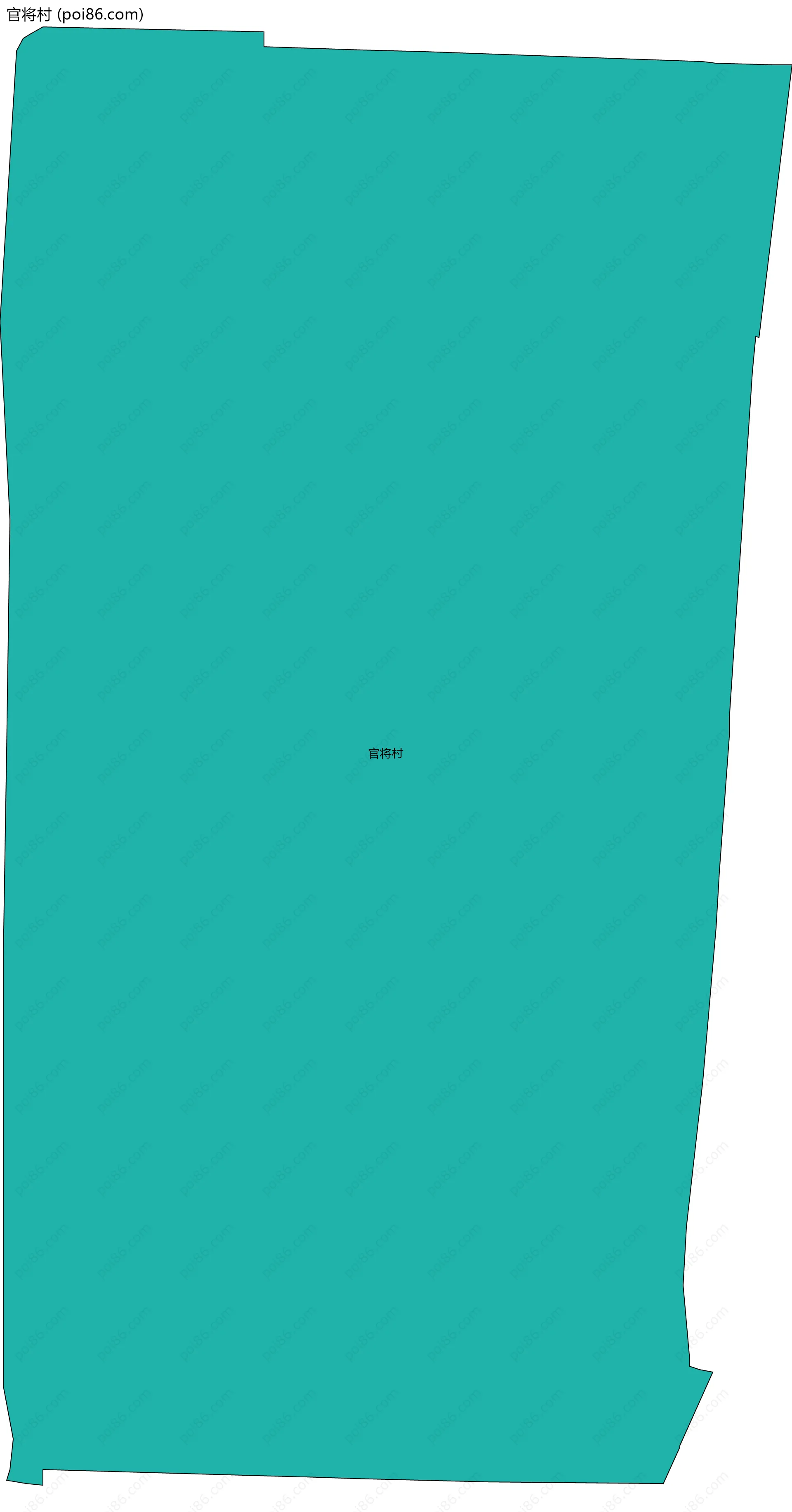 官将村边界地图