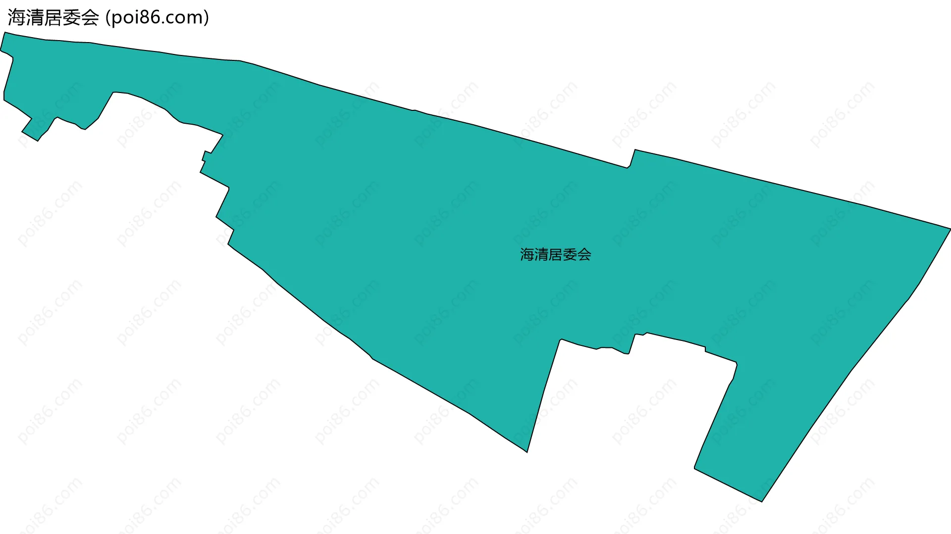 海清居委会边界地图
