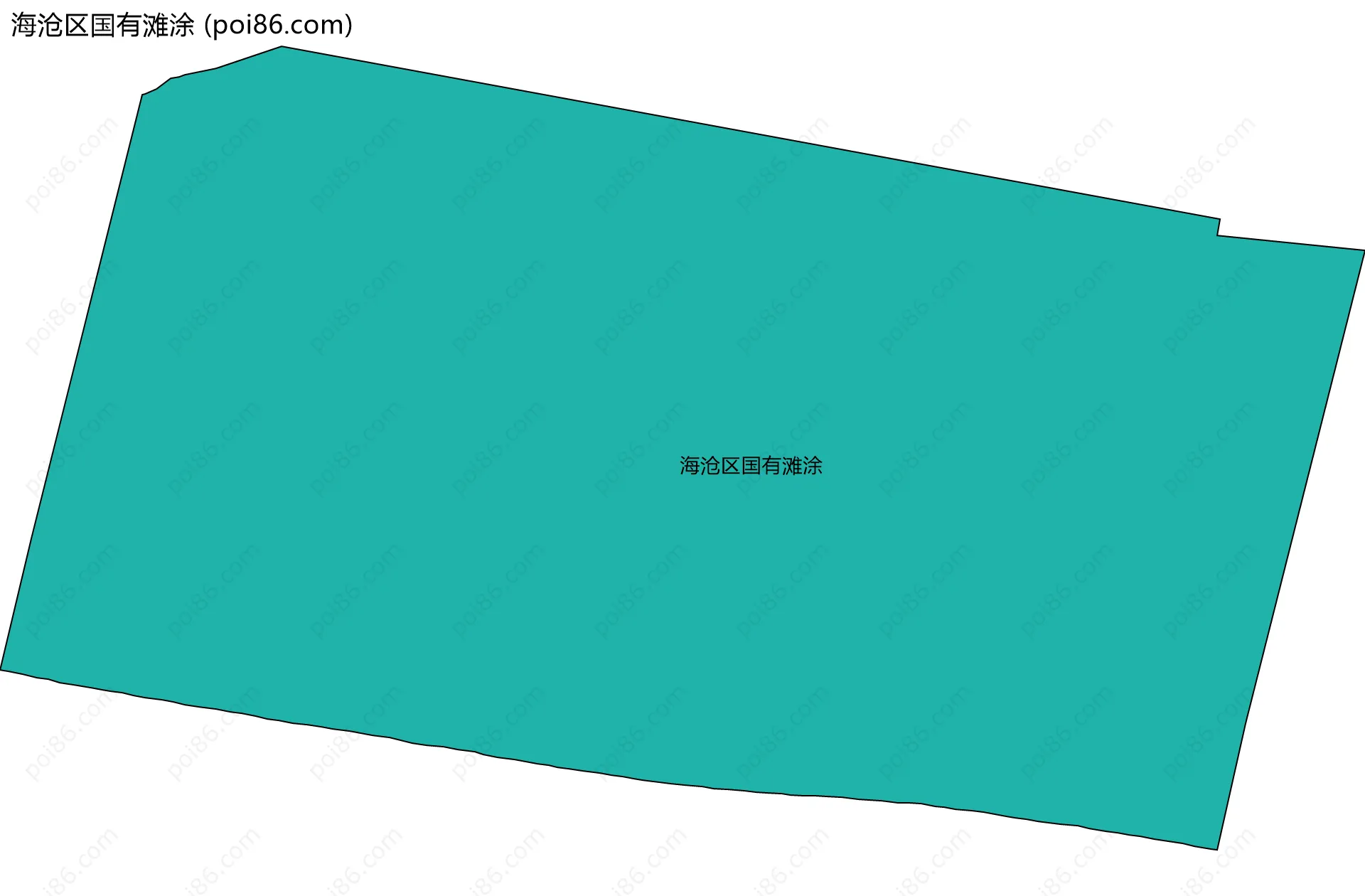 海沧区国有滩涂边界地图