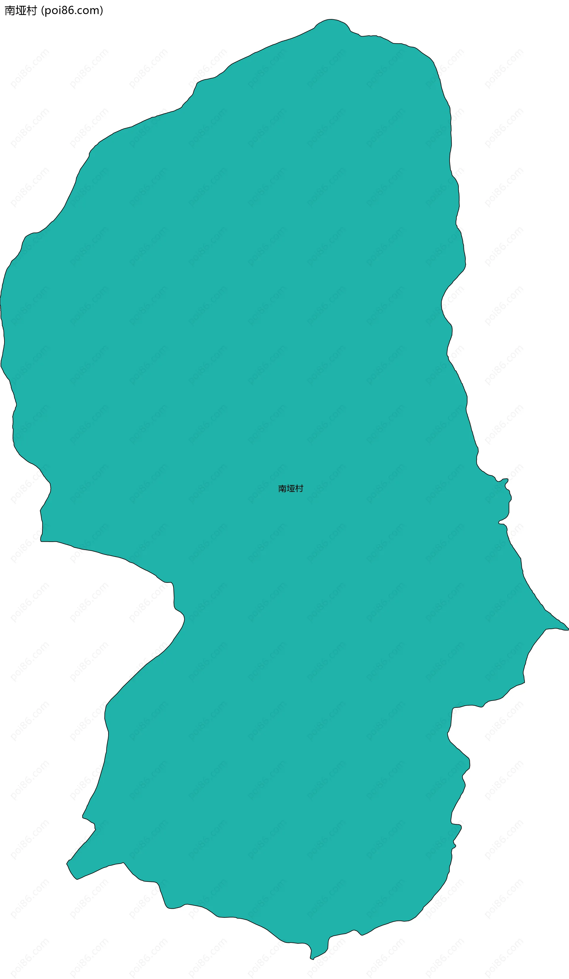 南垭村边界地图