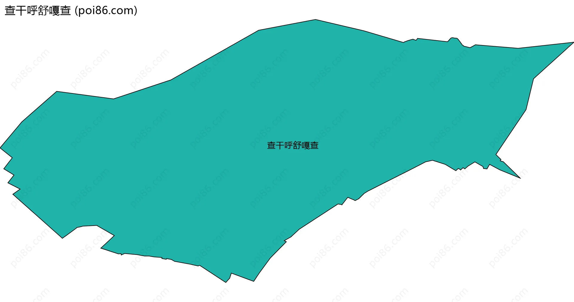 查干呼舒嘎查边界地图
