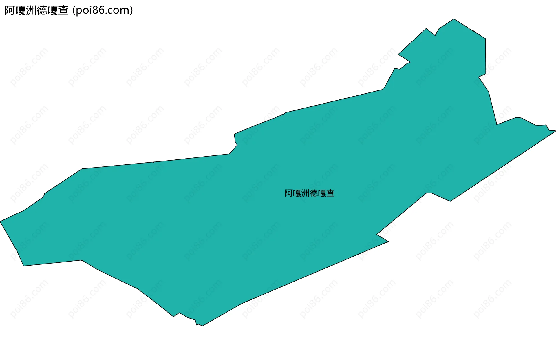 阿嘎洲德嘎查边界地图