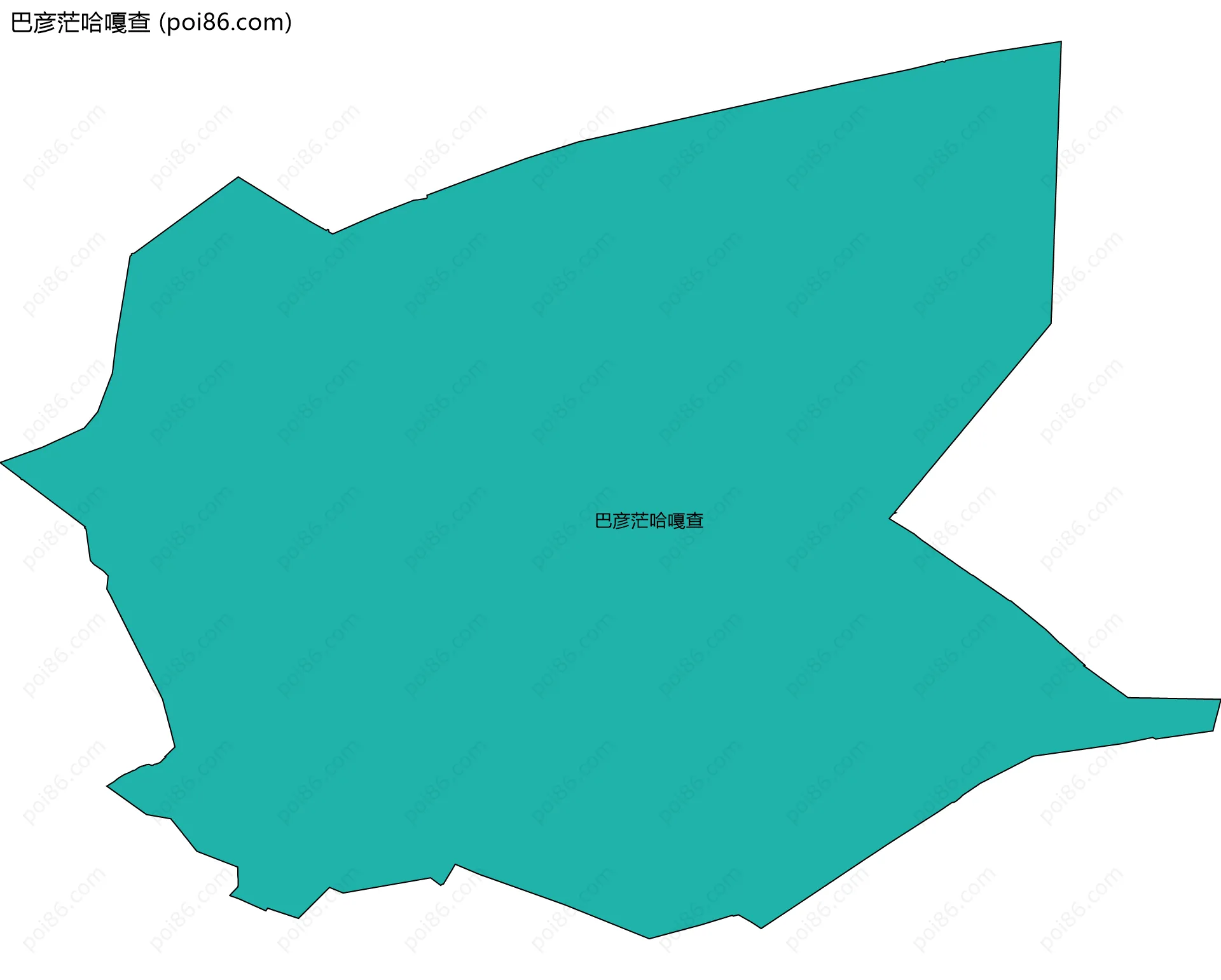 巴彦茫哈嘎查边界地图