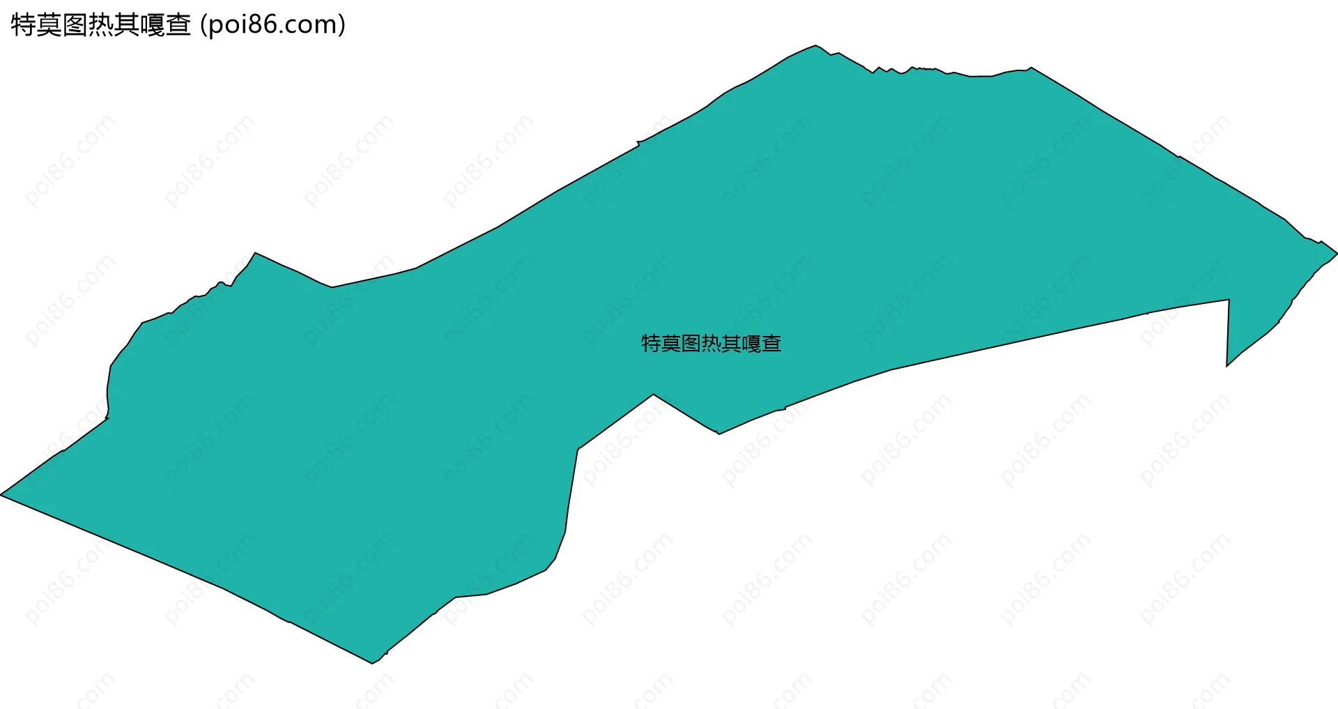 特莫图热其嘎查边界地图